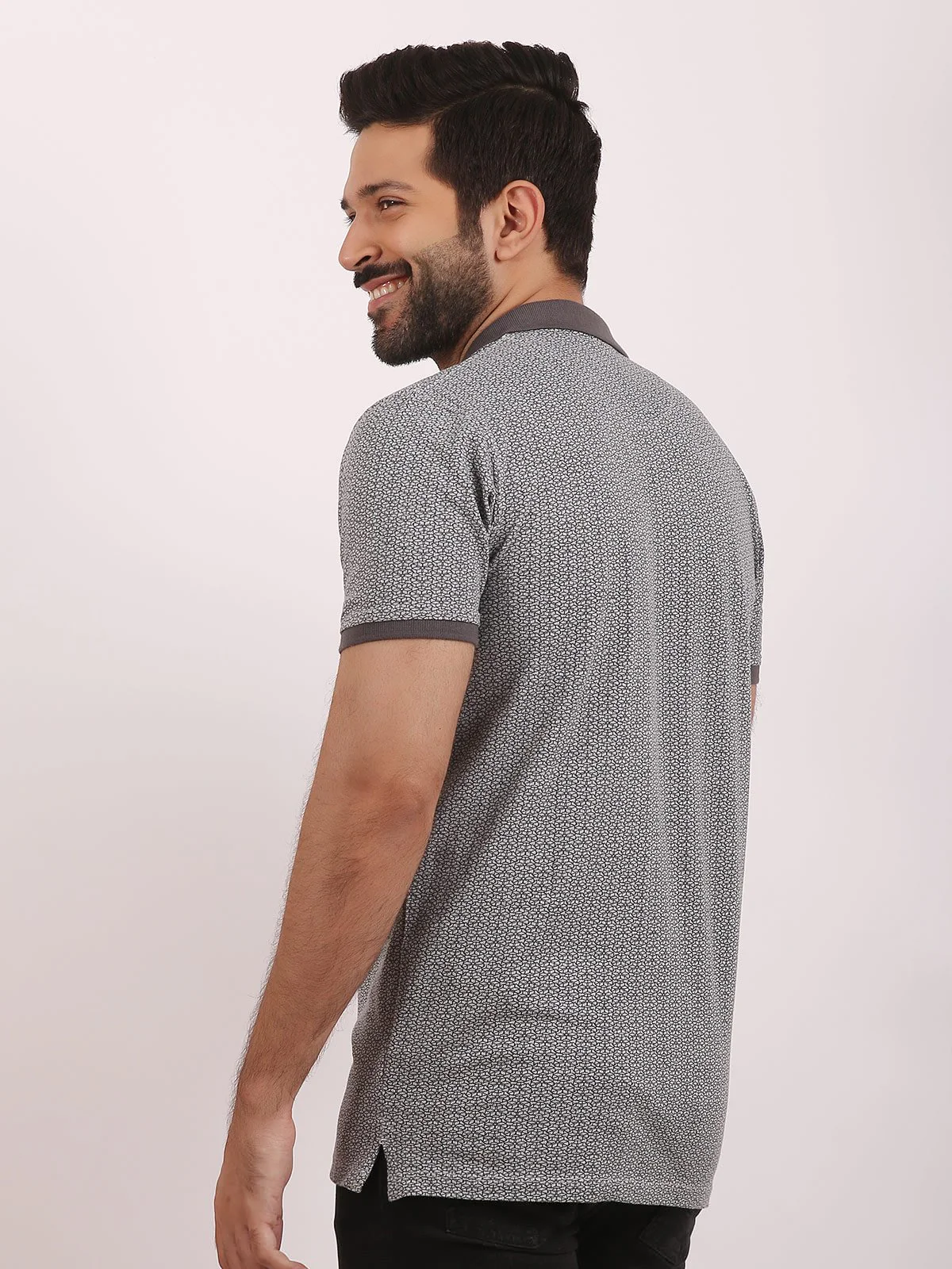 Men's Grey Polo Shirt - EMTPS20-003 - Image 3