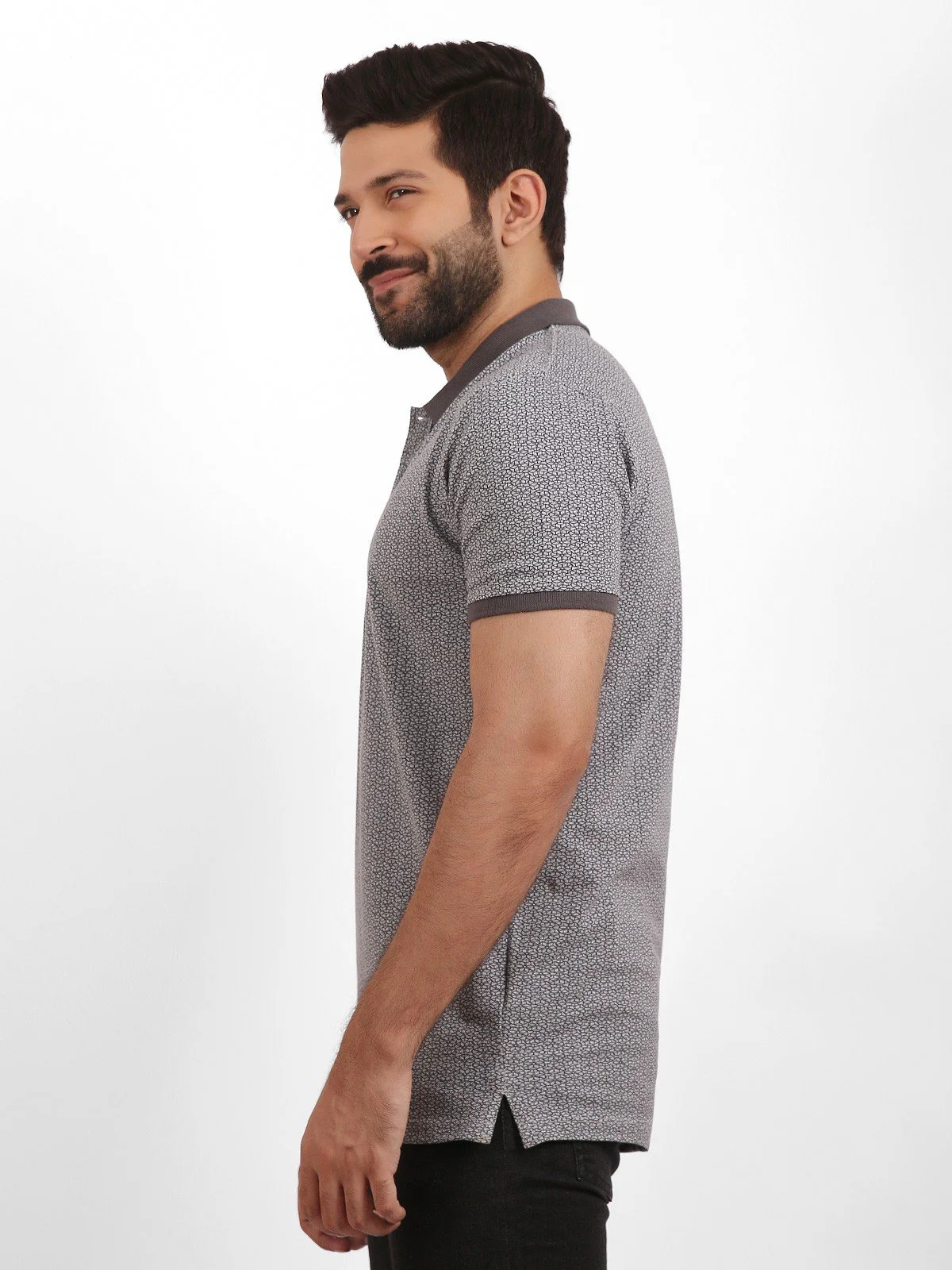 Men's Grey Polo Shirt - EMTPS20-003 - Image 5