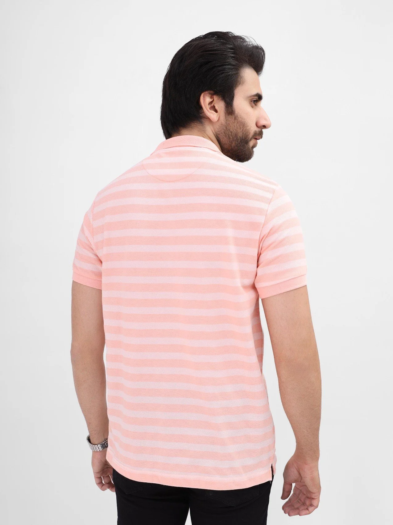 Men's Pink Polo Shirt - EMTPS21-002 - Image 2
