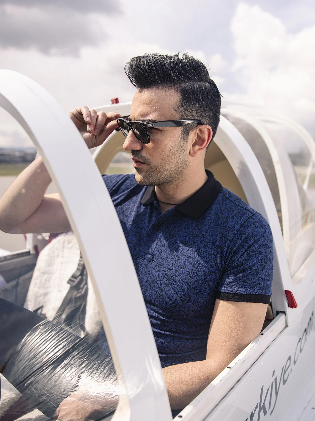 Men's Blue Polo Shirt - EMTPS21-009 - Image 5