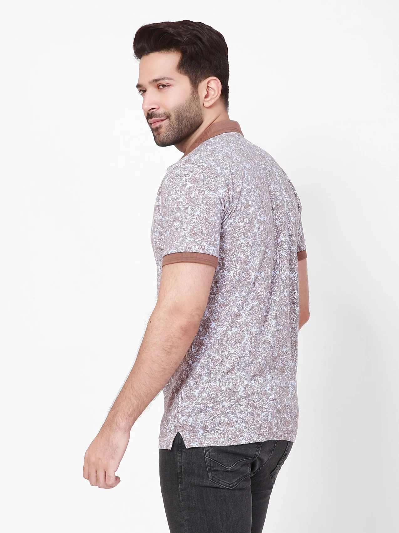 Men's White Polo Shirt - EMTPS21-026 - Image 2