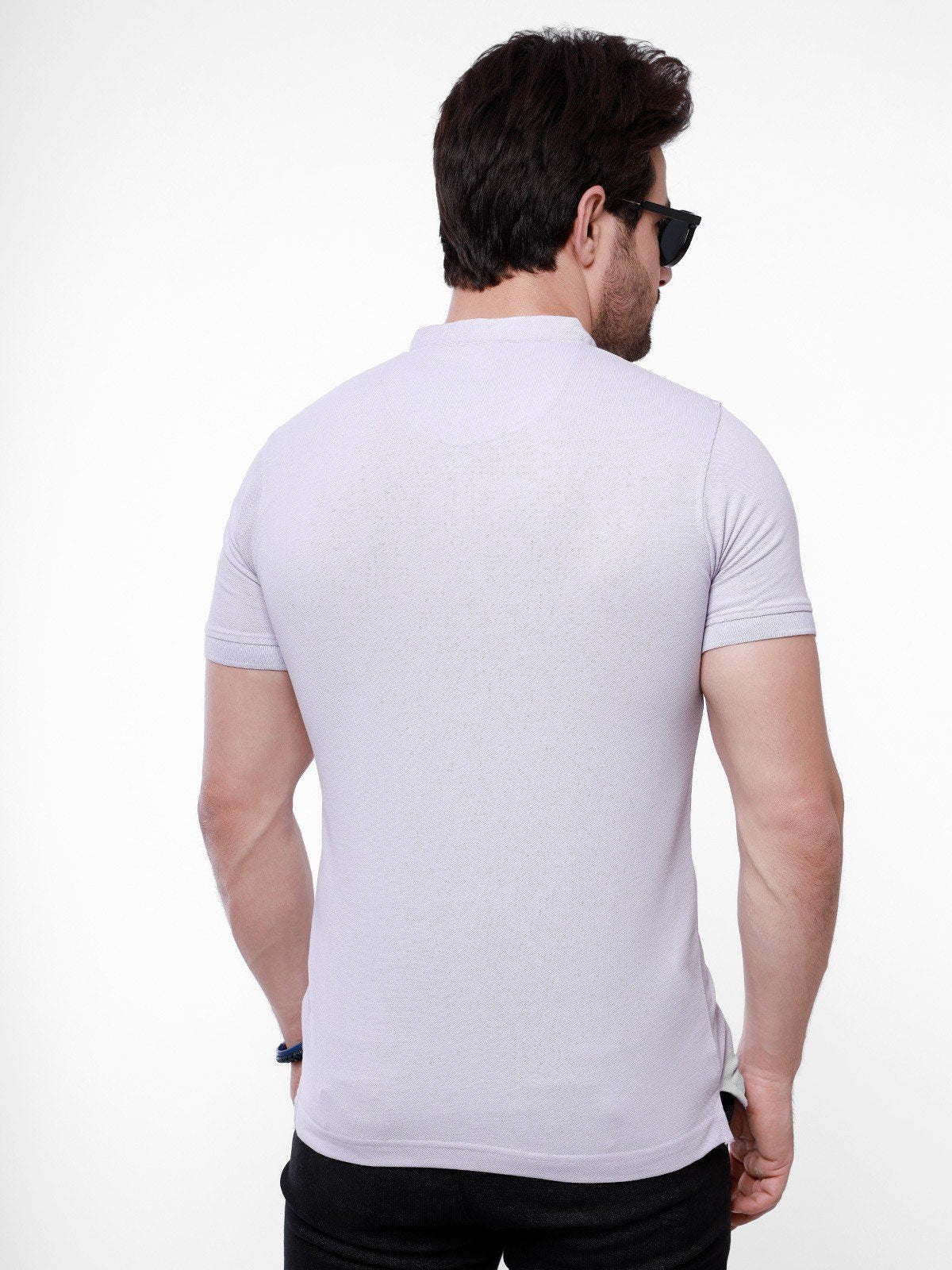 Men's Lavender Polo Shirt - EMTPS21-042 - Image 2