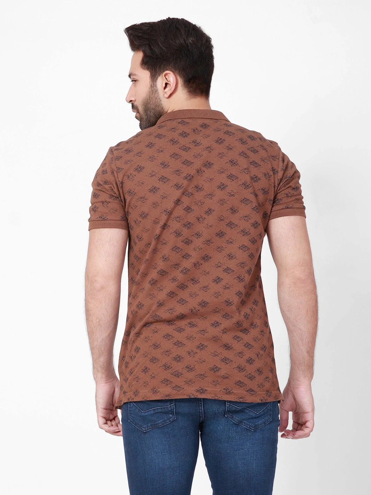 Men's Olive Green Polo Shirt - EMTPS21-052 - Image 2