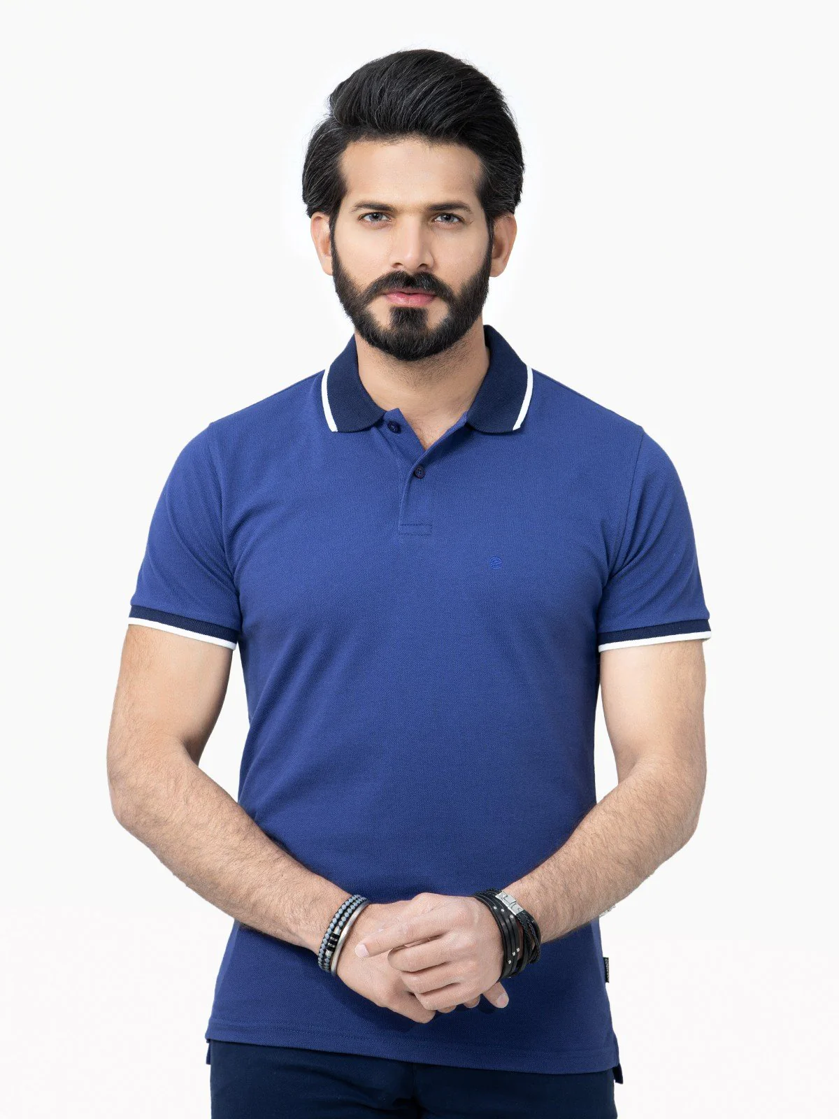 Men's Blue Polo Shirt - EMTPS22-004 - Image 2