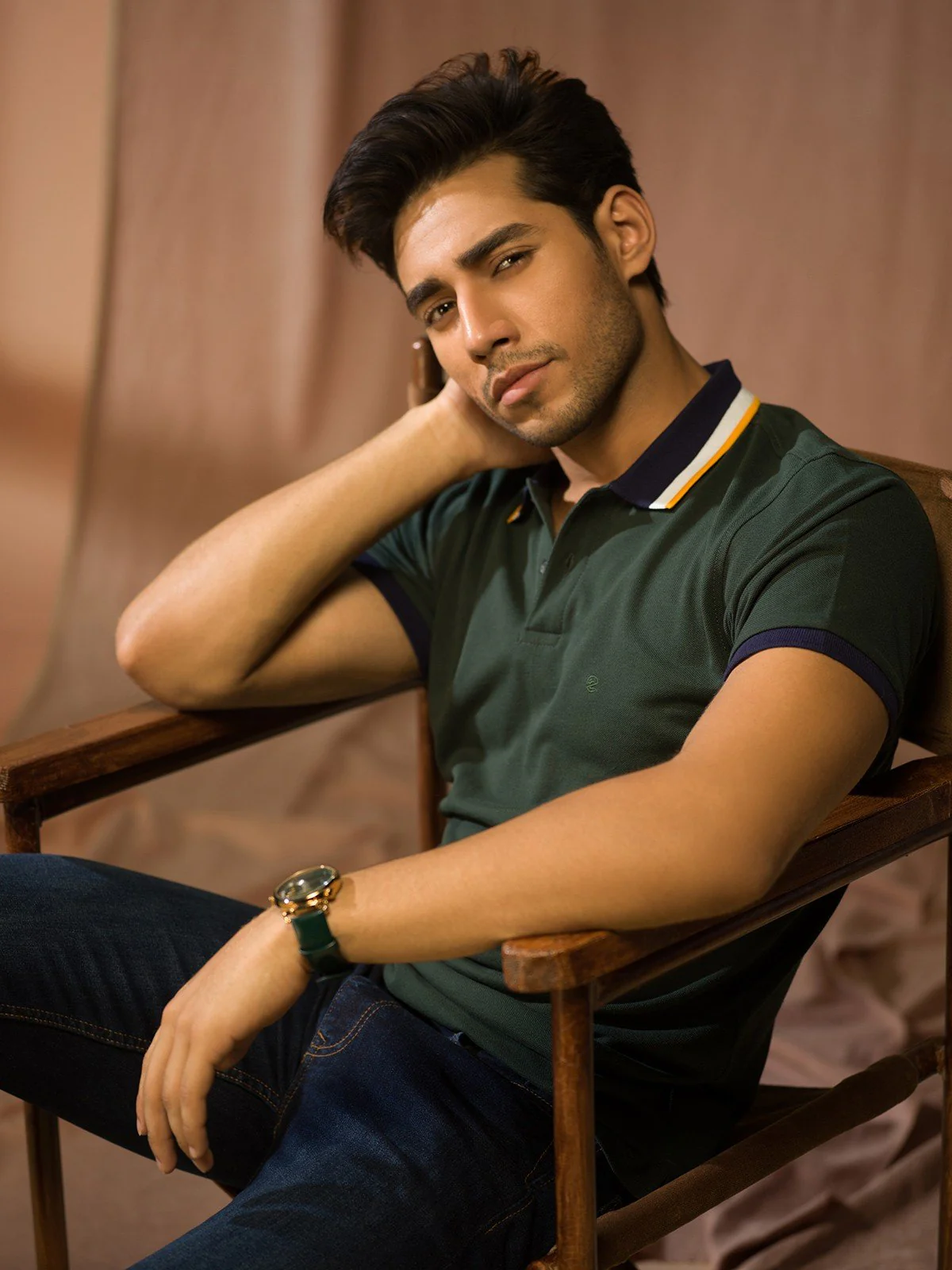 Men's Dark Green Polo Shirt - EMTPS22-007 - Image 5