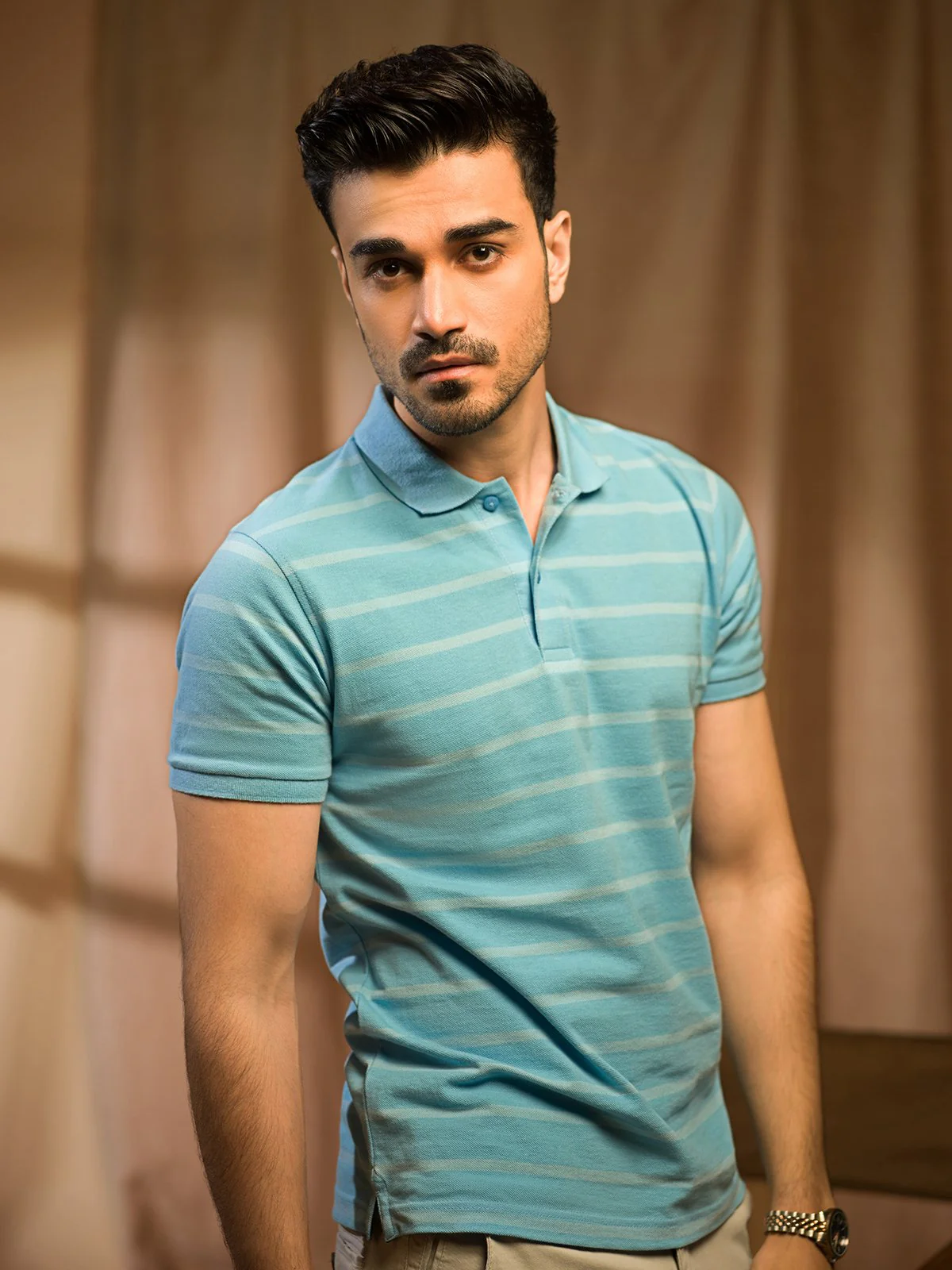 Men's Blue Polo Shirt - EMTPS22-019 - Image 2