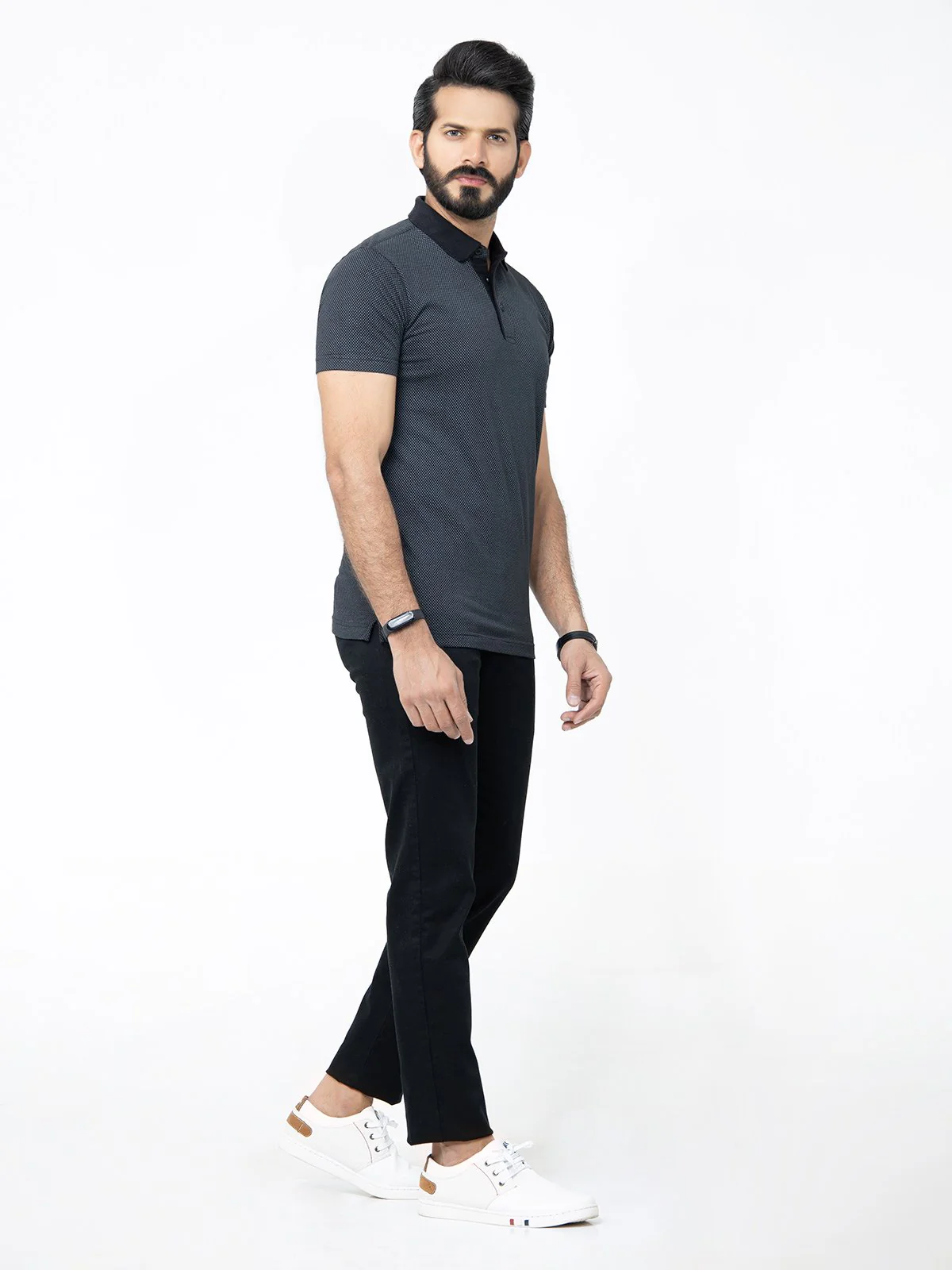 Men's Olive Polo Shirt - EMTPS22-025 - Image 2