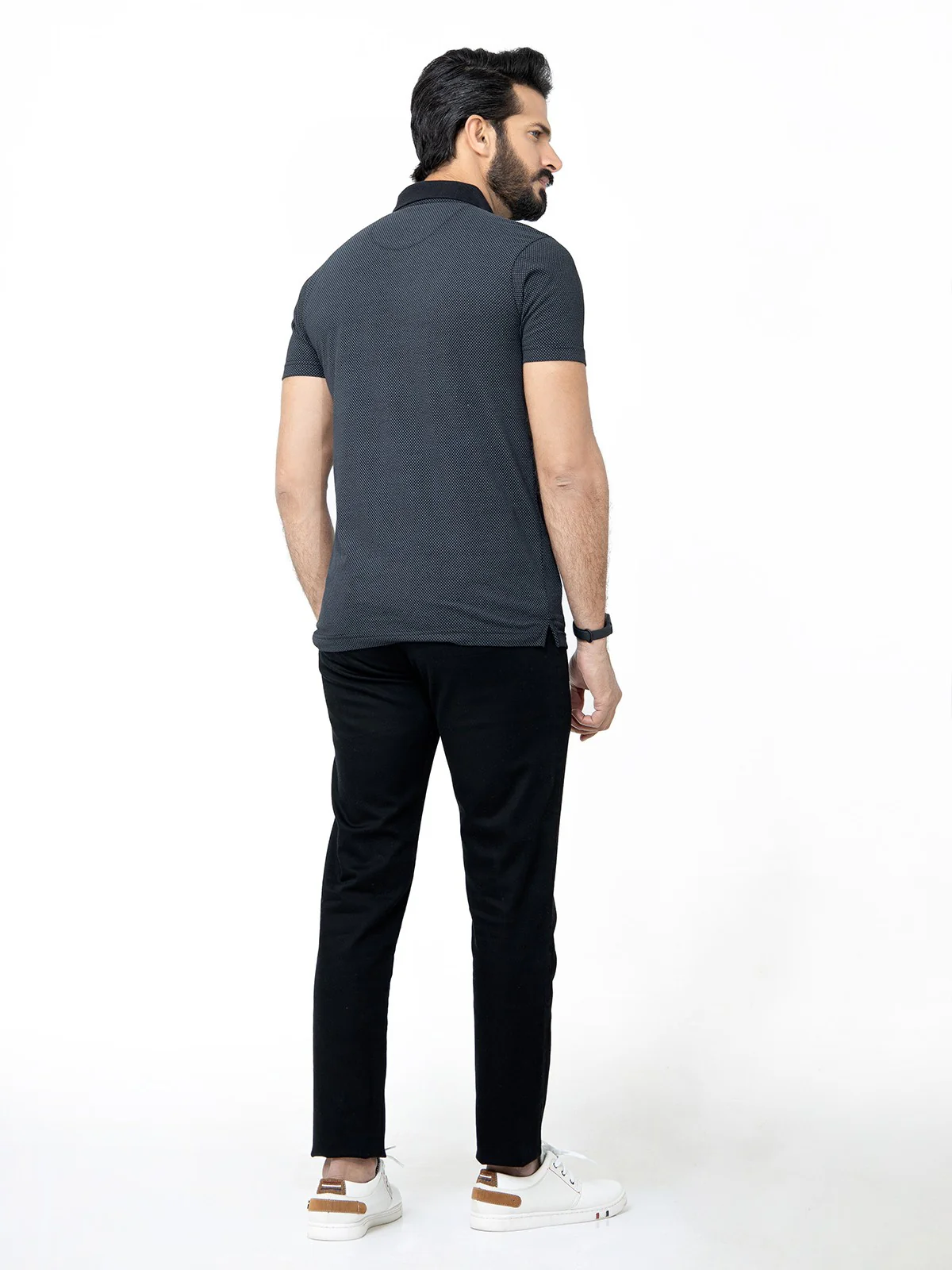 Men's Olive Polo Shirt - EMTPS22-025 - Image 3