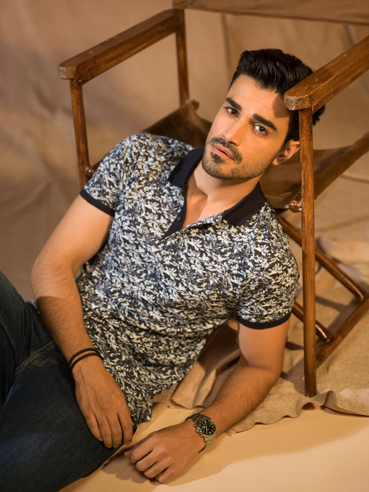 Men's White Polo Shirt - EMTPS22-027 - Image 2