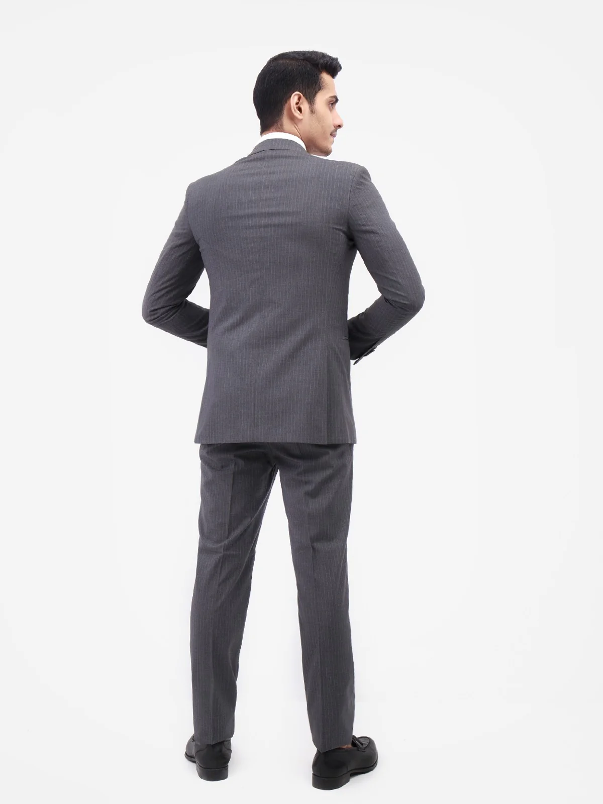 Men's Grey Single Breast - EMTSB18SF-8091 - Image 3