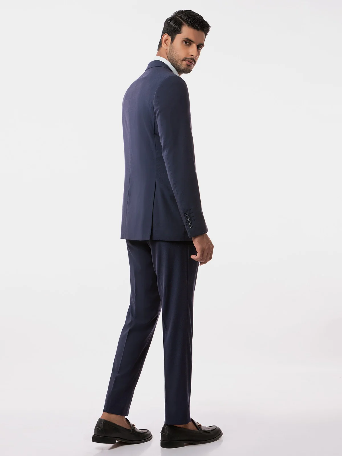 Men's Navy Blue Single Breast - EMTSB19-8104 - Image 5