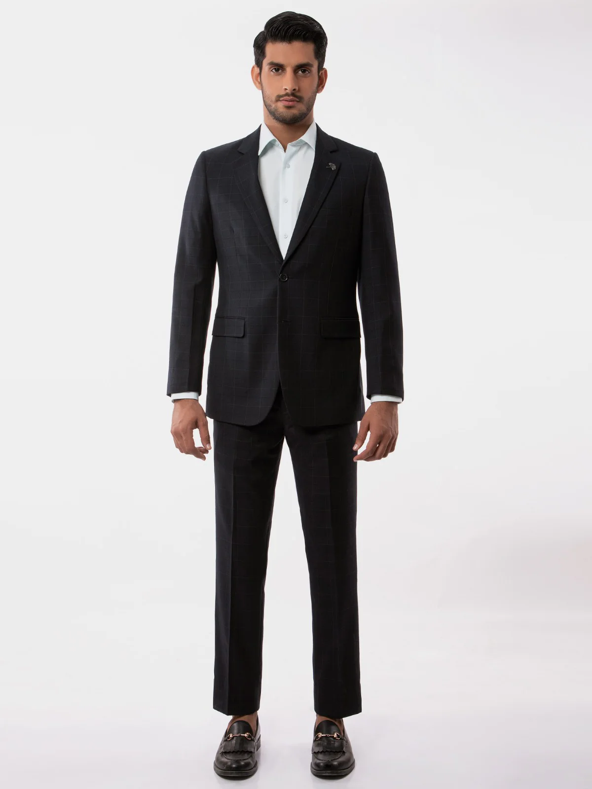 Men's Deep Blue Single Breast - EMTSB19-8106 - Image 2
