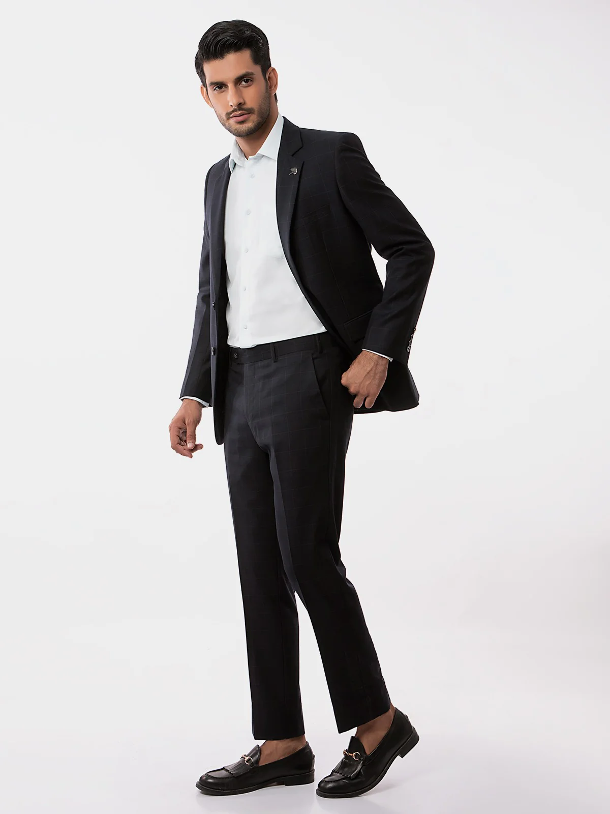 Men's Deep Blue Single Breast - EMTSB19-8106 - Image 3