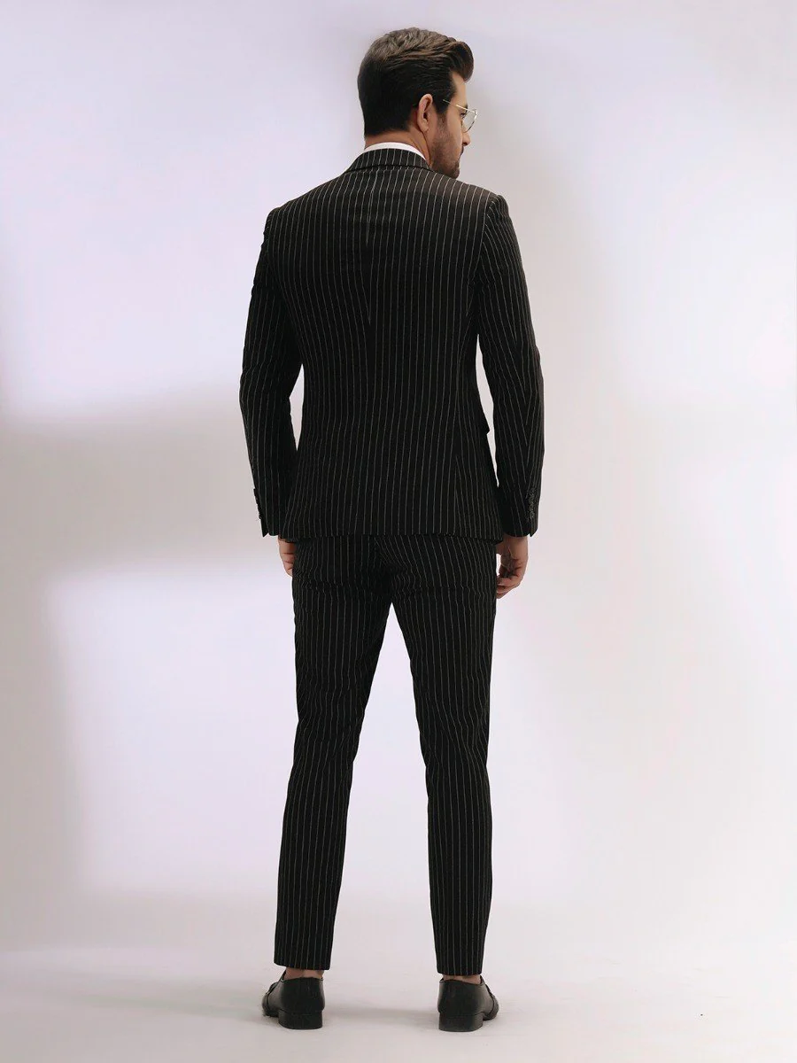 Men's Black Single Breast - EMTSB19-8132 - Image 4