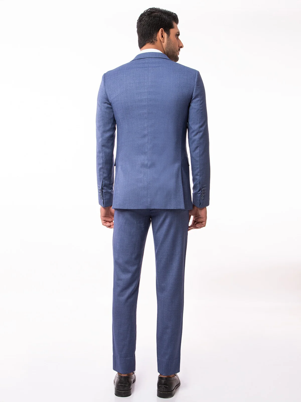 Men's Denim Blue Single Breast - EMTSB19SF-8108 - Image 5