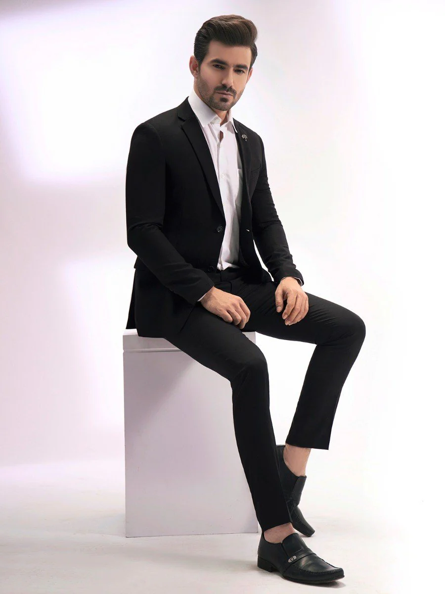 Men's Black Single Breast - EMTSB19SF-8109 - Image 2