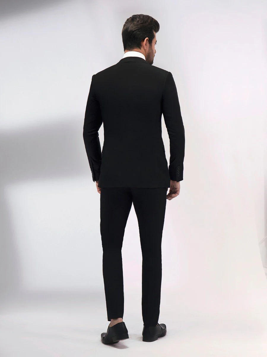 Men's Black Single Breast - EMTSB19SF-8109 - Image 4