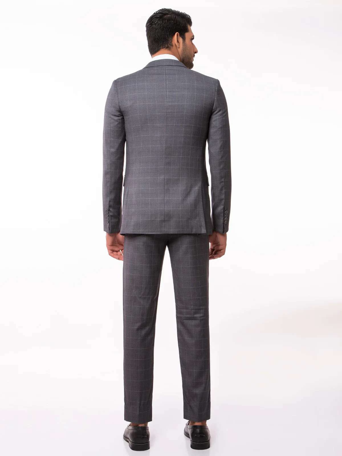 Men's Grey Single Breast - EMTSB19SF-8110 - Image 5
