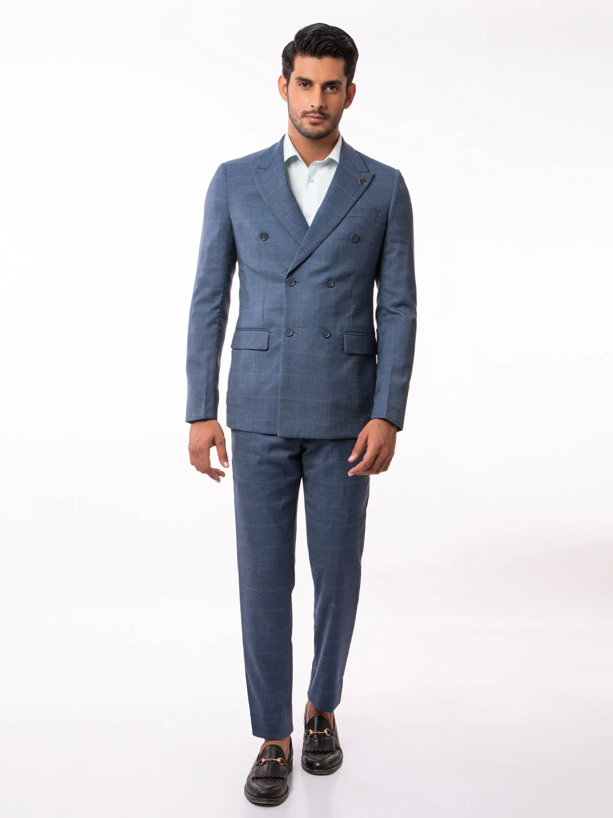 Men's Blue Single Breast - EMTSB19SF-8122 - Image 2
