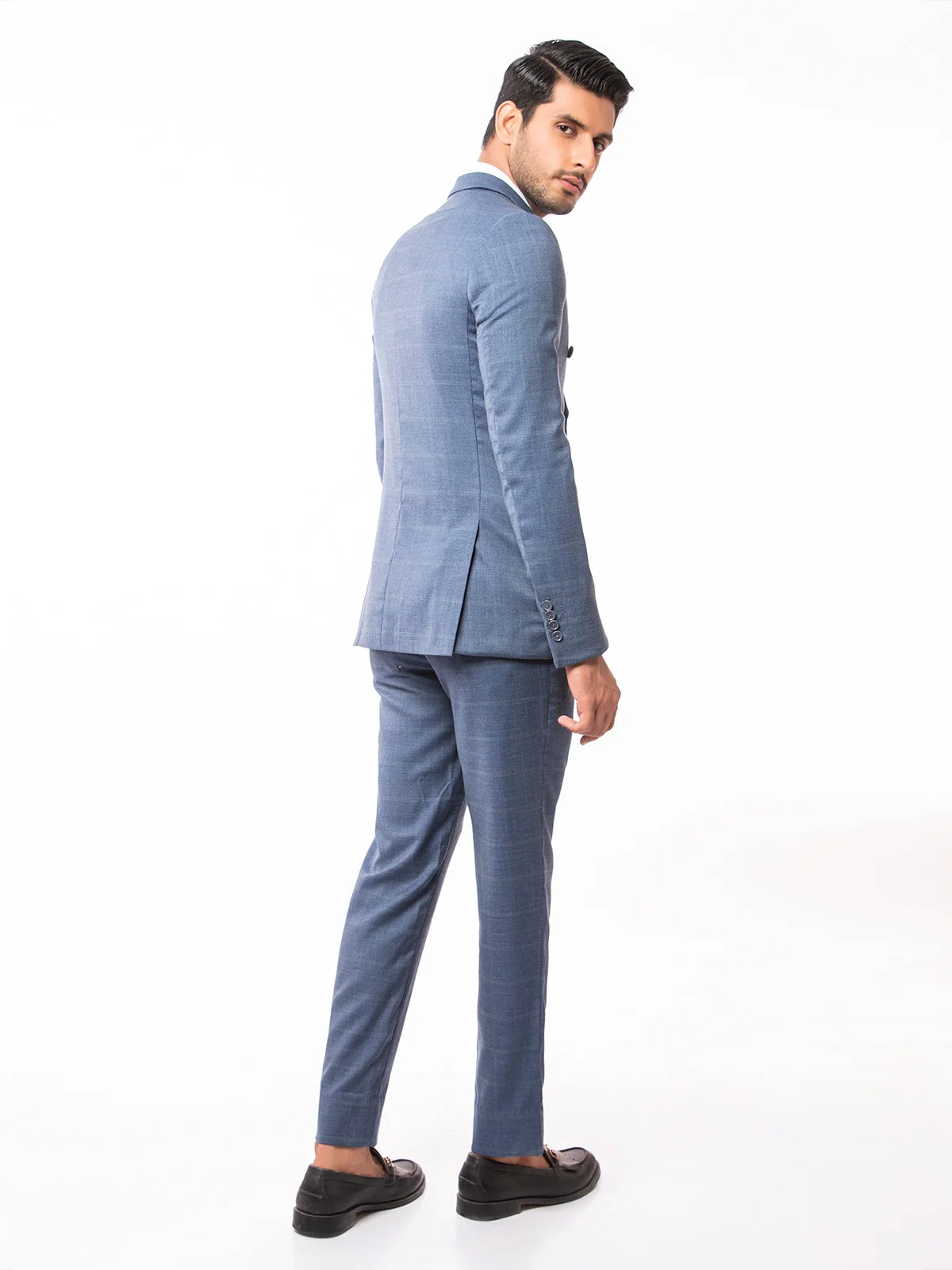Men's Blue Single Breast - EMTSB19SF-8122 - Image 5