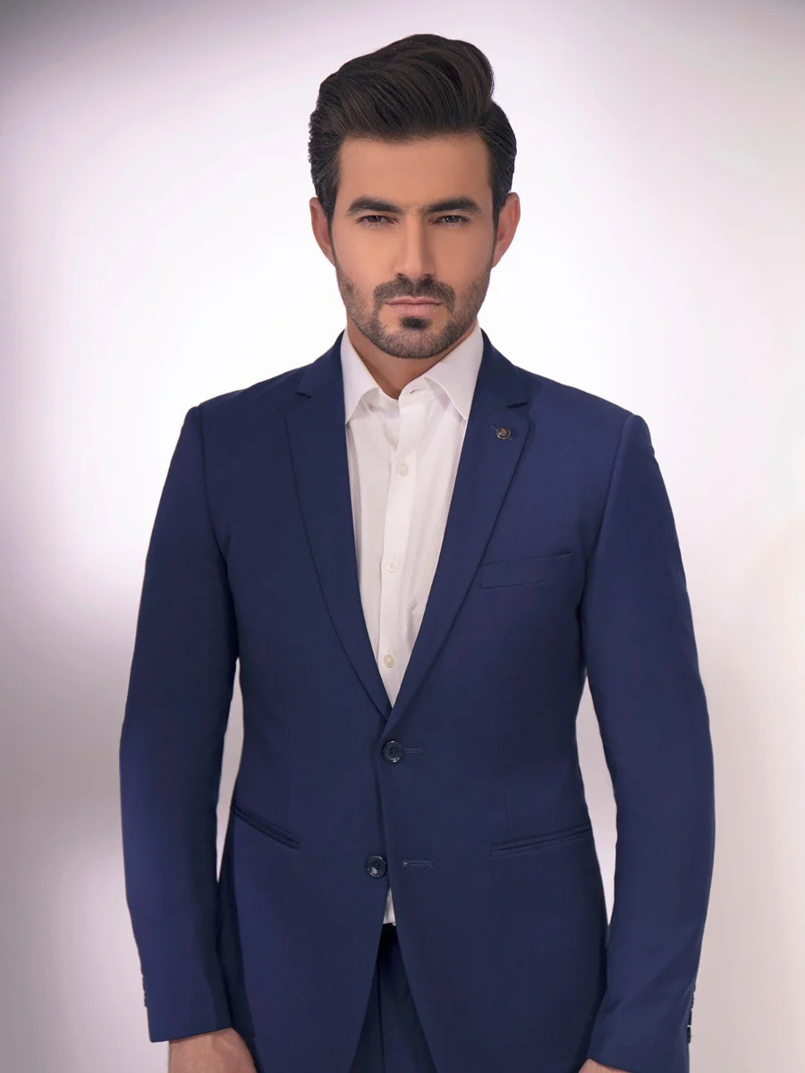 Men's Royal Blue Single Breast - EMTSB20-8127 - Image 3