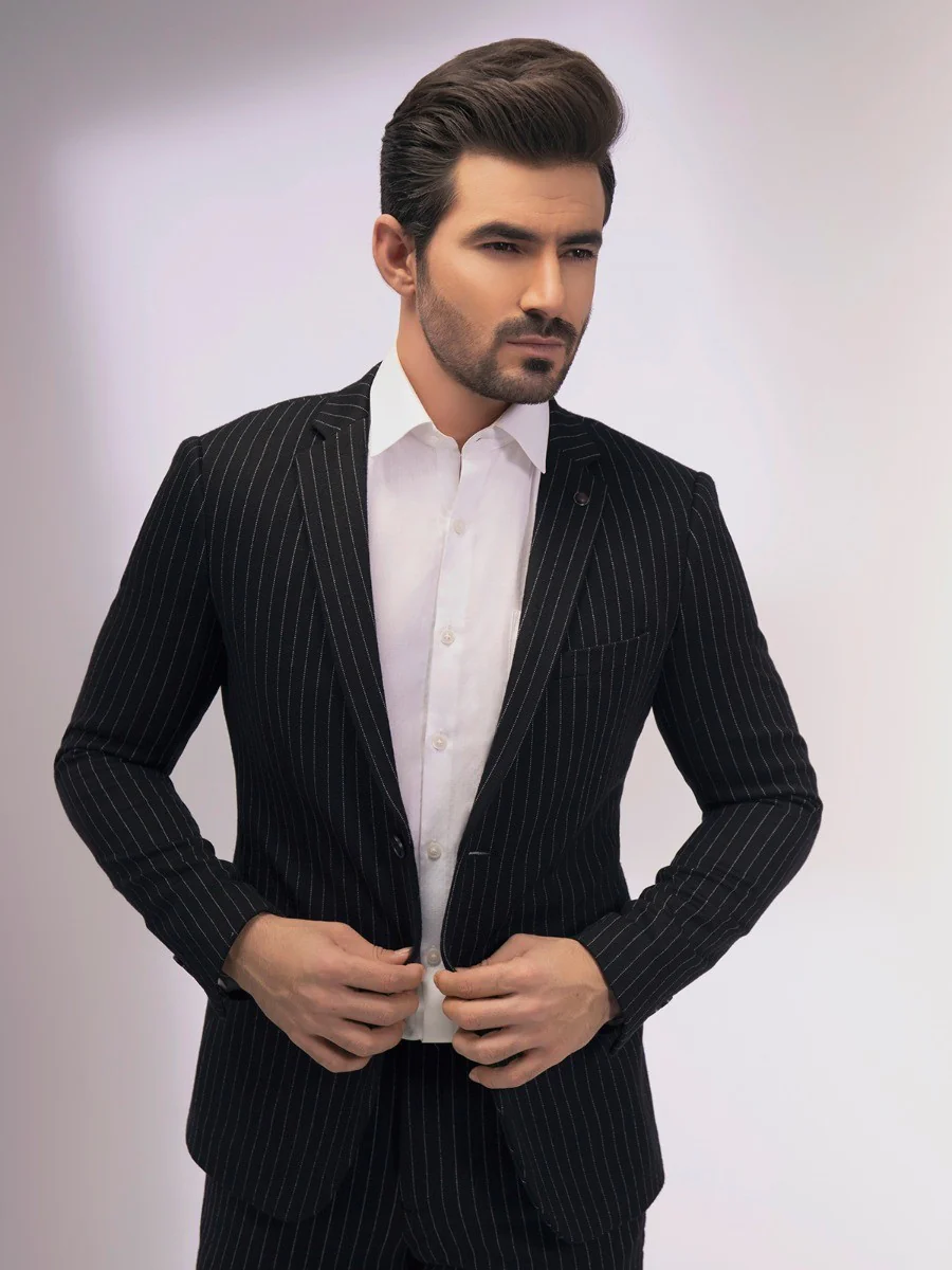 Men's Black Single Breast - EMTSB20-8135 - Image 4