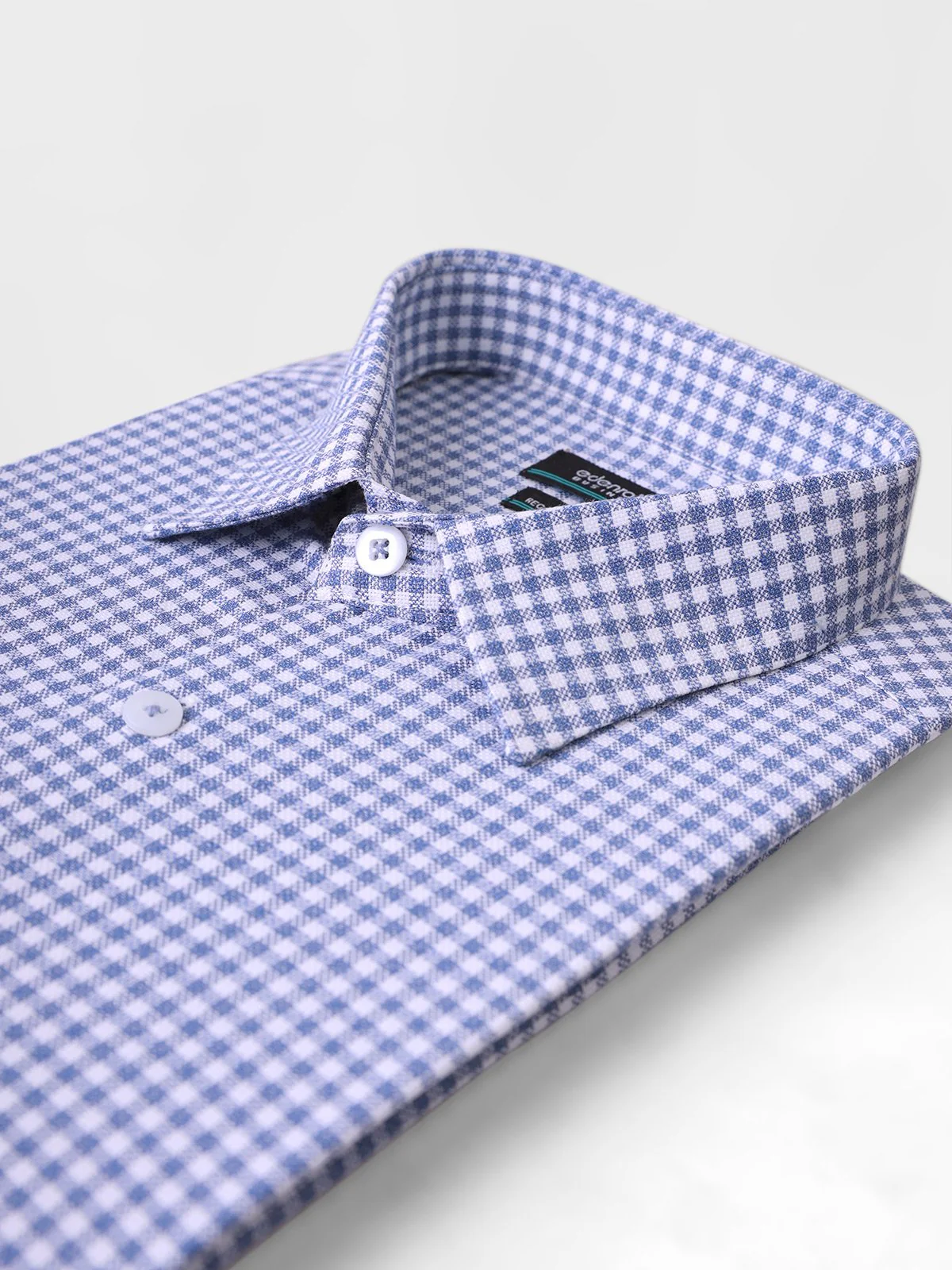 Men's Blue & White Shirt - EMTSB21-001 - Image 5
