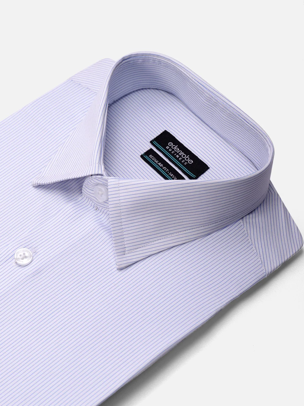 Men's Blue Stripe Shirt - EMTSB21-013 - Image 2