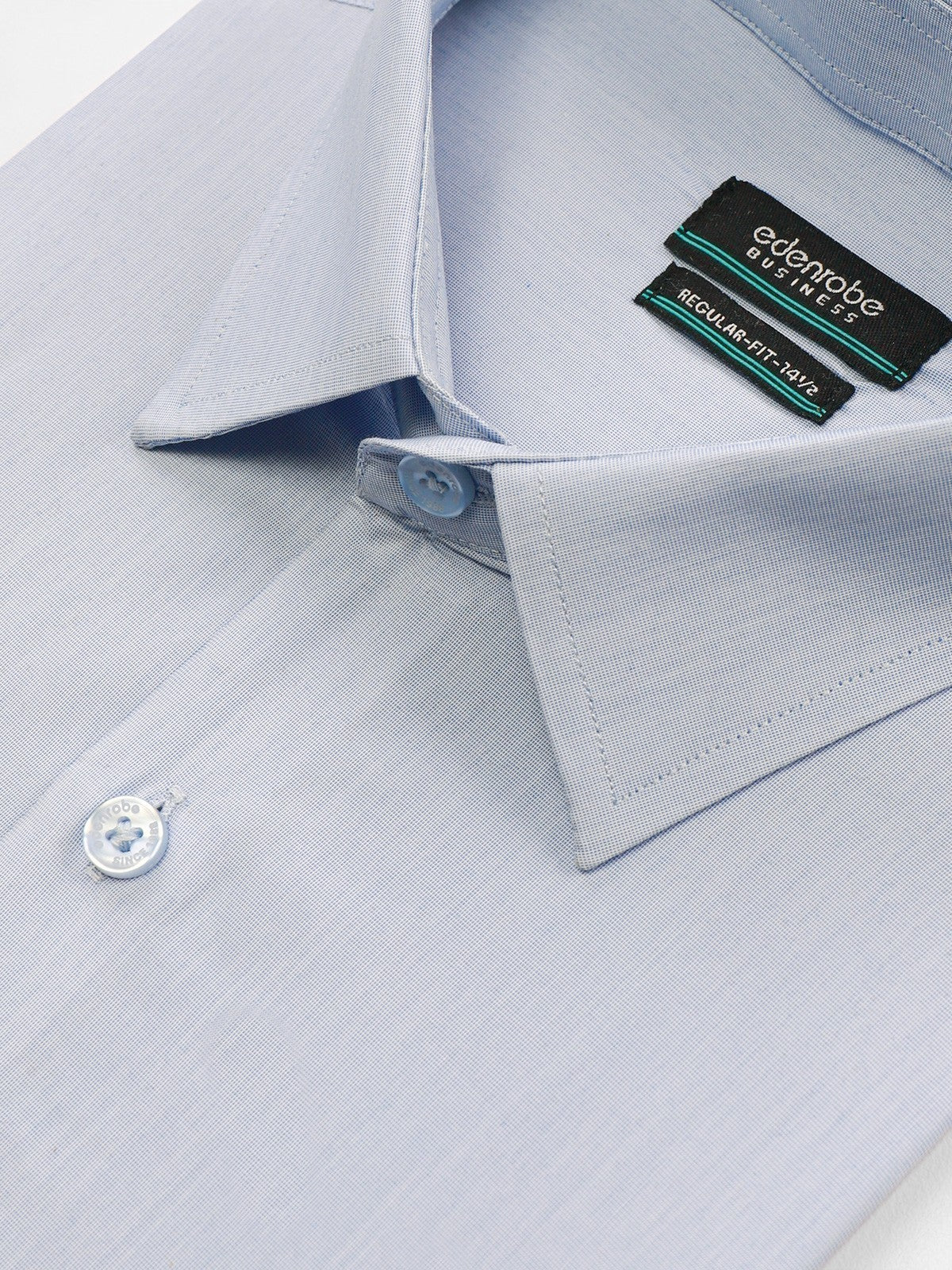 Men's Light Blue Textured Shirt - EMTSB21-015 - Image 2