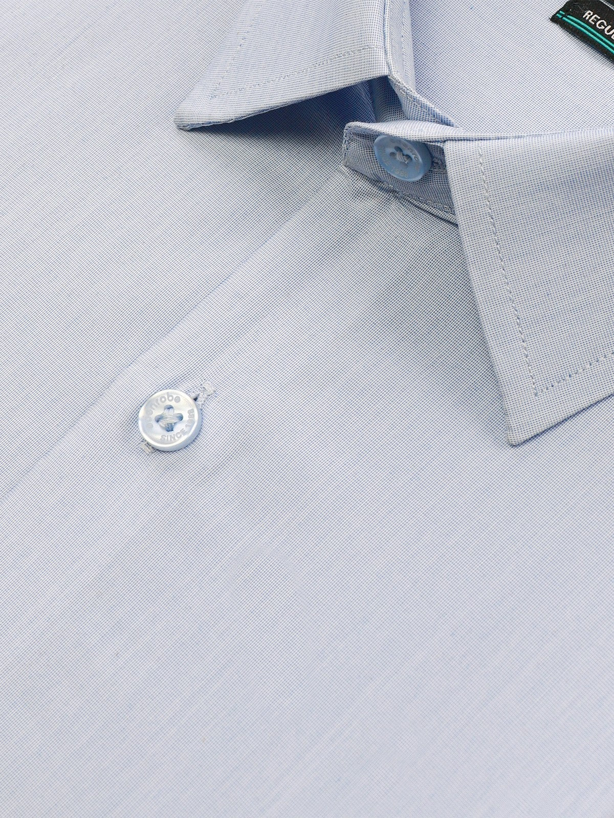 Men's Light Blue Textured Shirt - EMTSB21-015 - Image 3