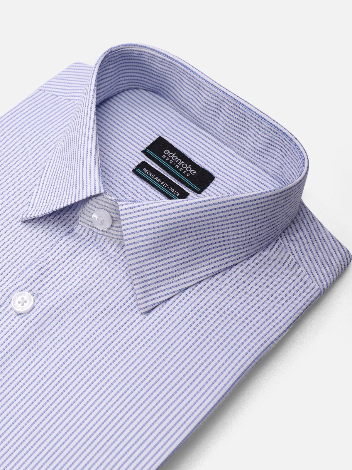 Men's Blue Stripe Shirt - EMTSB21-017 - Image 2