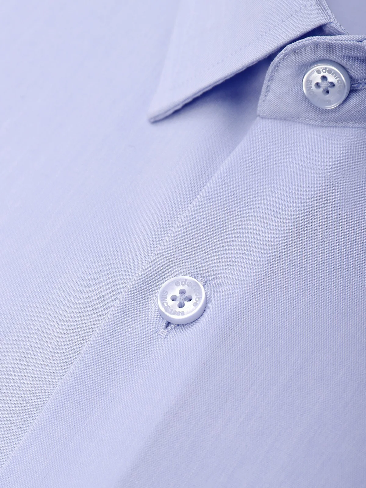 Men's Sky Blue Plain Shirt - EMTSB21-022 - Image 3