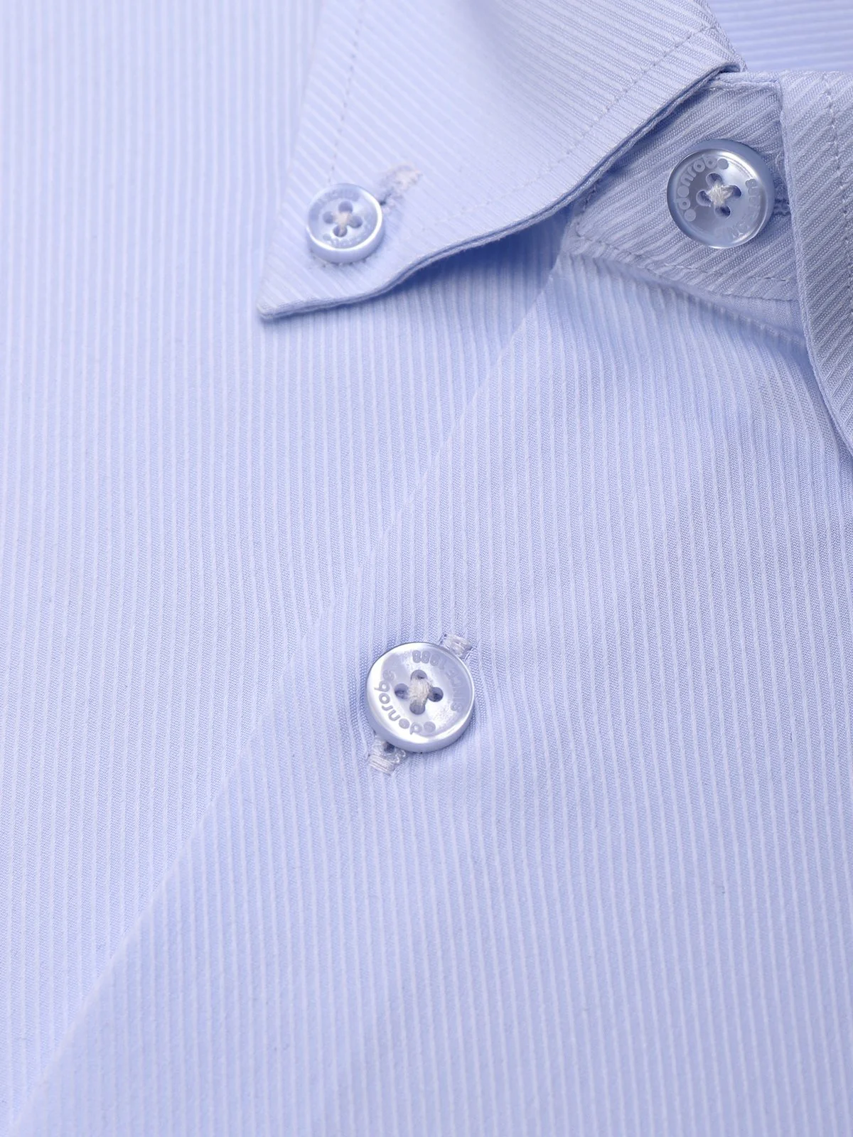 Men's Light Blue Textured Shirt - EMTSB21-026 - Image 3