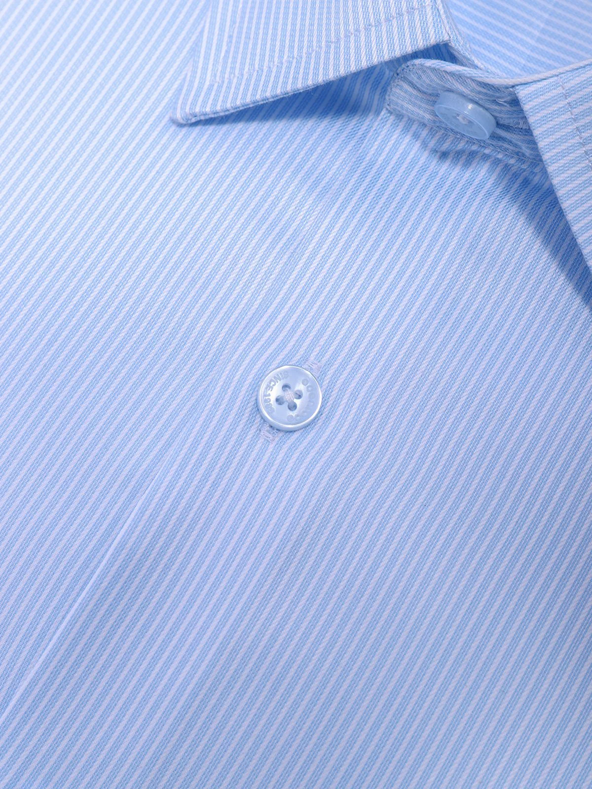 Men's Sky Blue Striped Shirt - EMTSB21-027 - Image 3