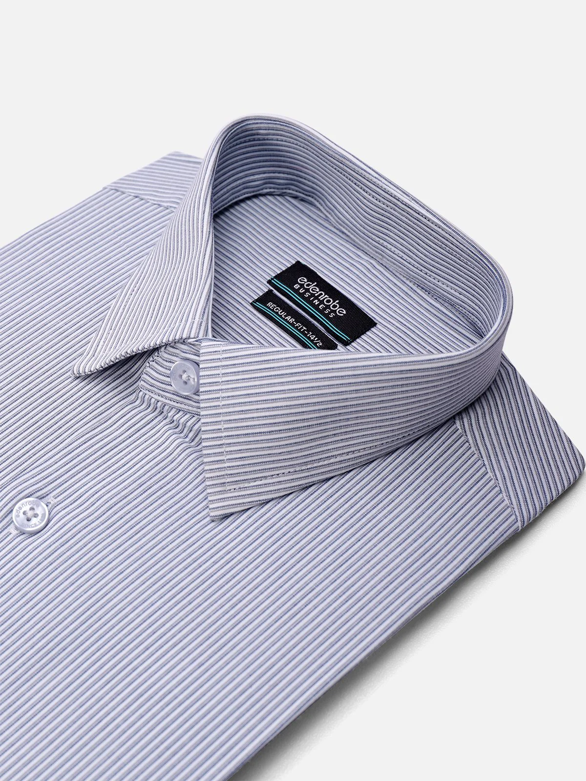 Men's Blue Stone Striped Shirt - EMTSB21-029 - Image 2