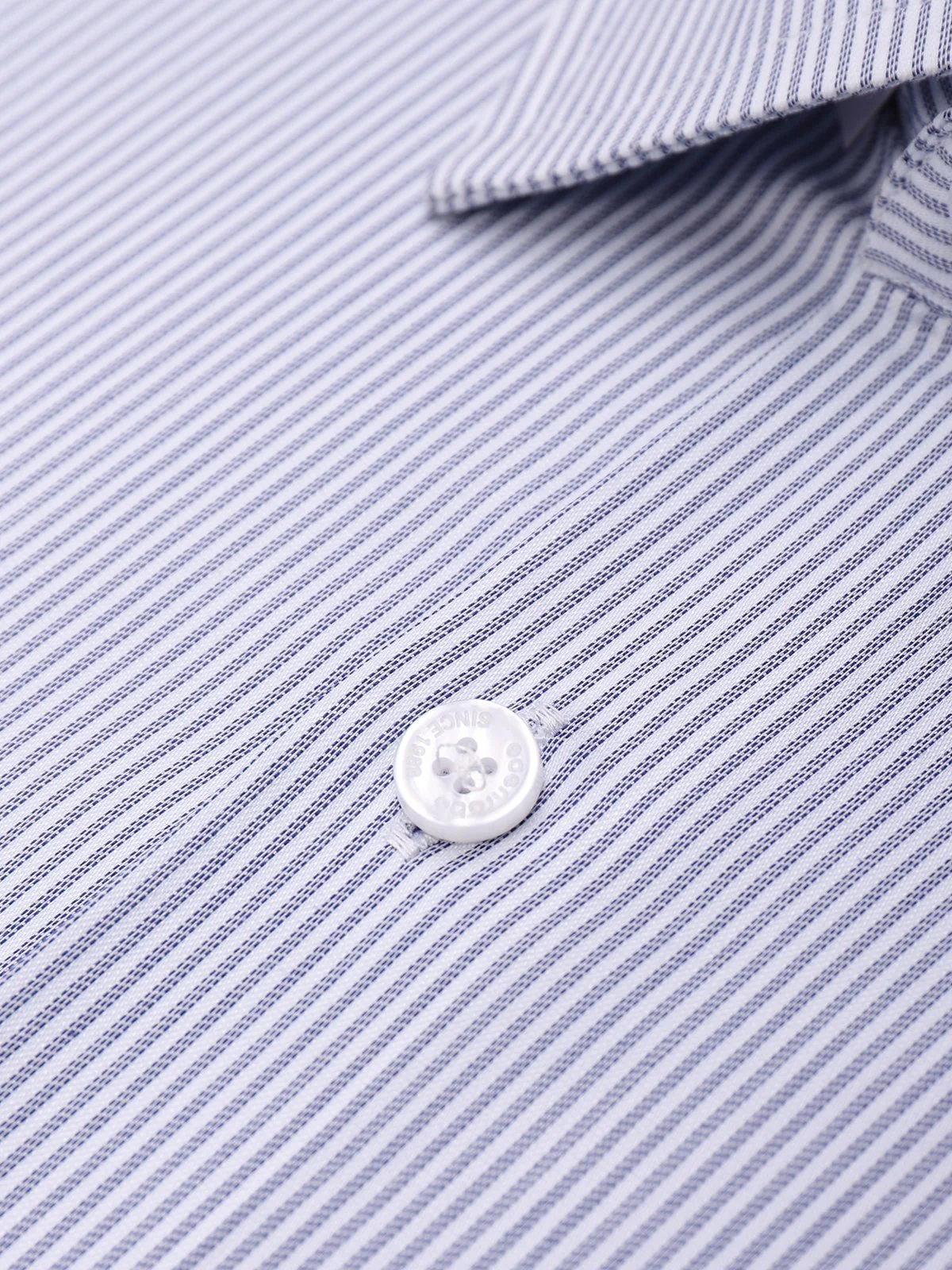 Men's Blue Stripe Shirt - EMTSB21-030 - Image 3