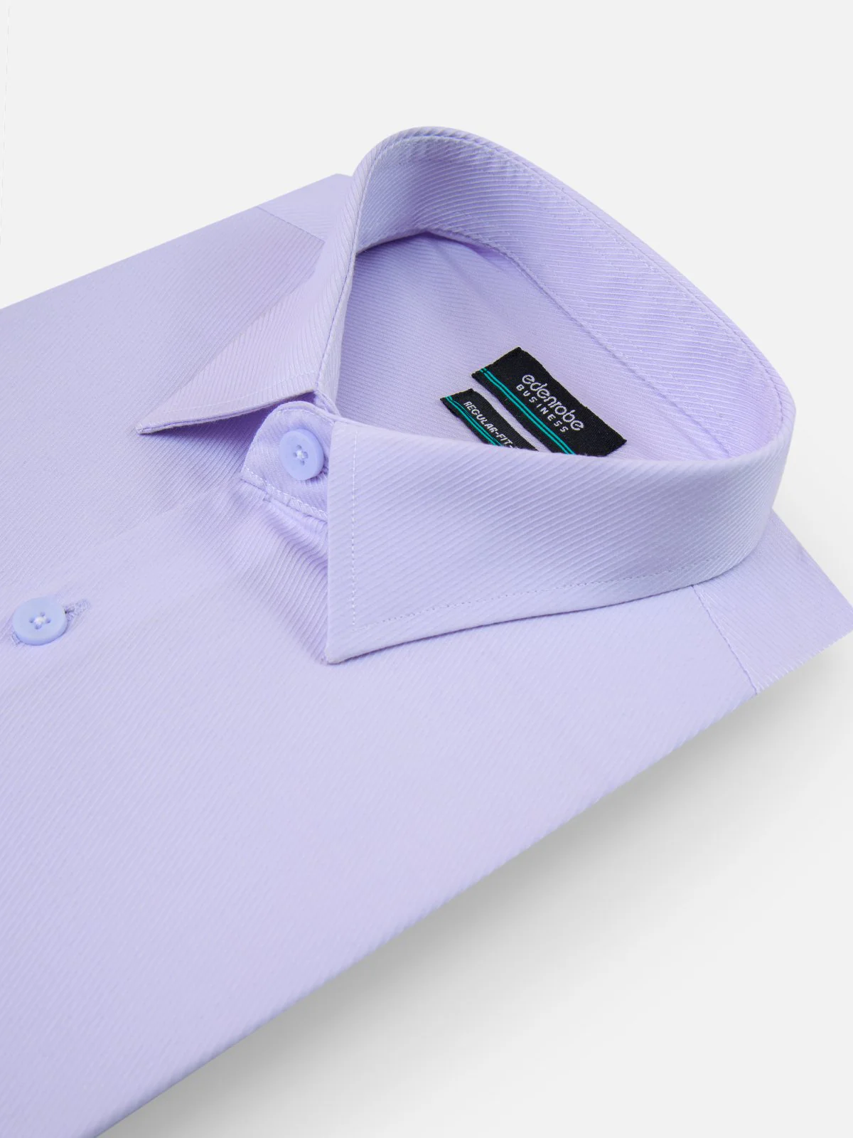 Men's Lilac Textured Shirt - EMTSB21-041 - Image 2