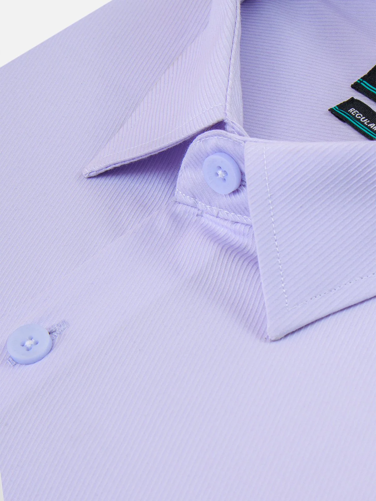 Men's Lilac Textured Shirt - EMTSB21-041 - Image 3