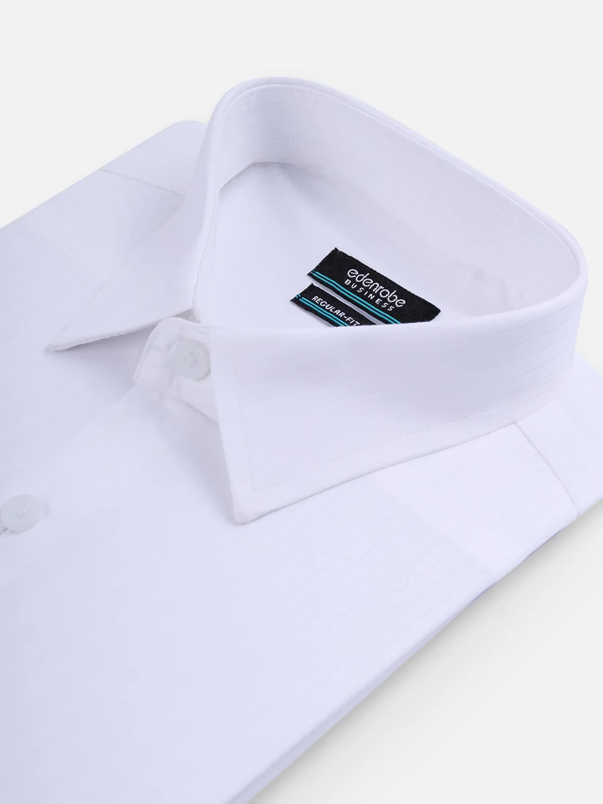Men's White Shirt Plain - EMTSB21-042 - Image 2