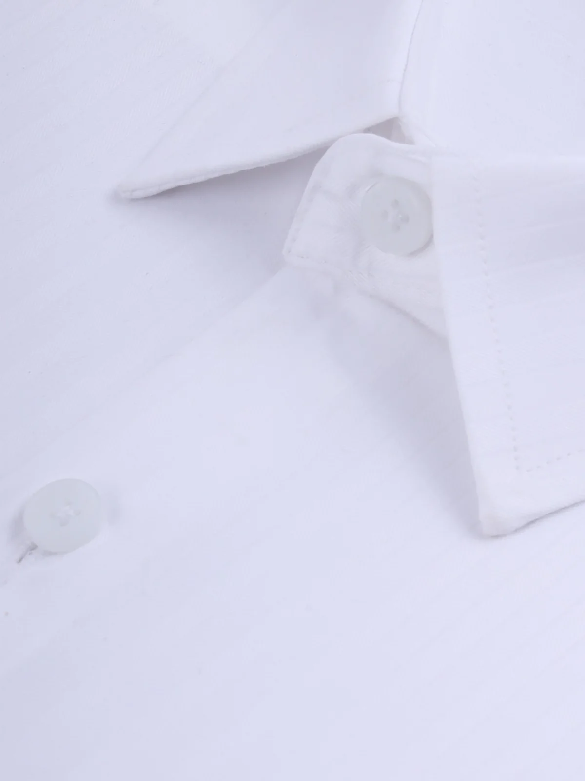 Men's White Shirt Plain - EMTSB21-042 - Image 3