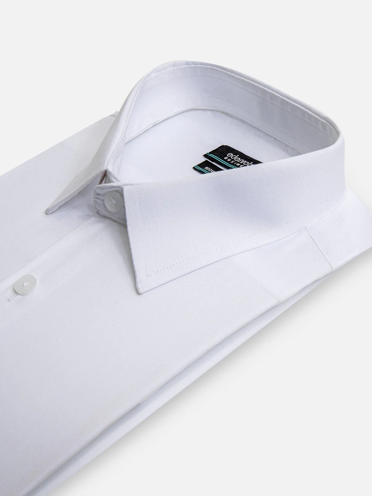 Men's White Shirt Plain - EMTSB21-044 - Image 2