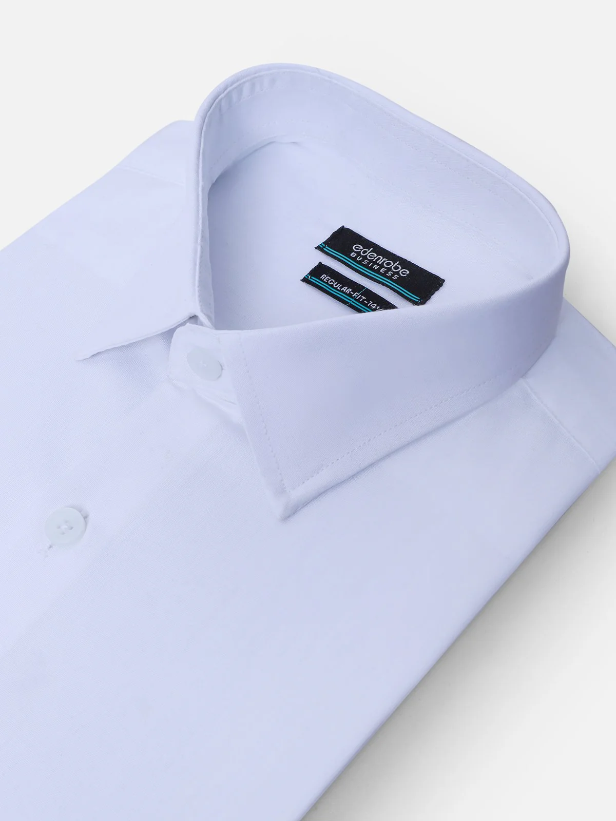 Men's Pearl White Shirt Plain - EMTSB21-045 - Image 2