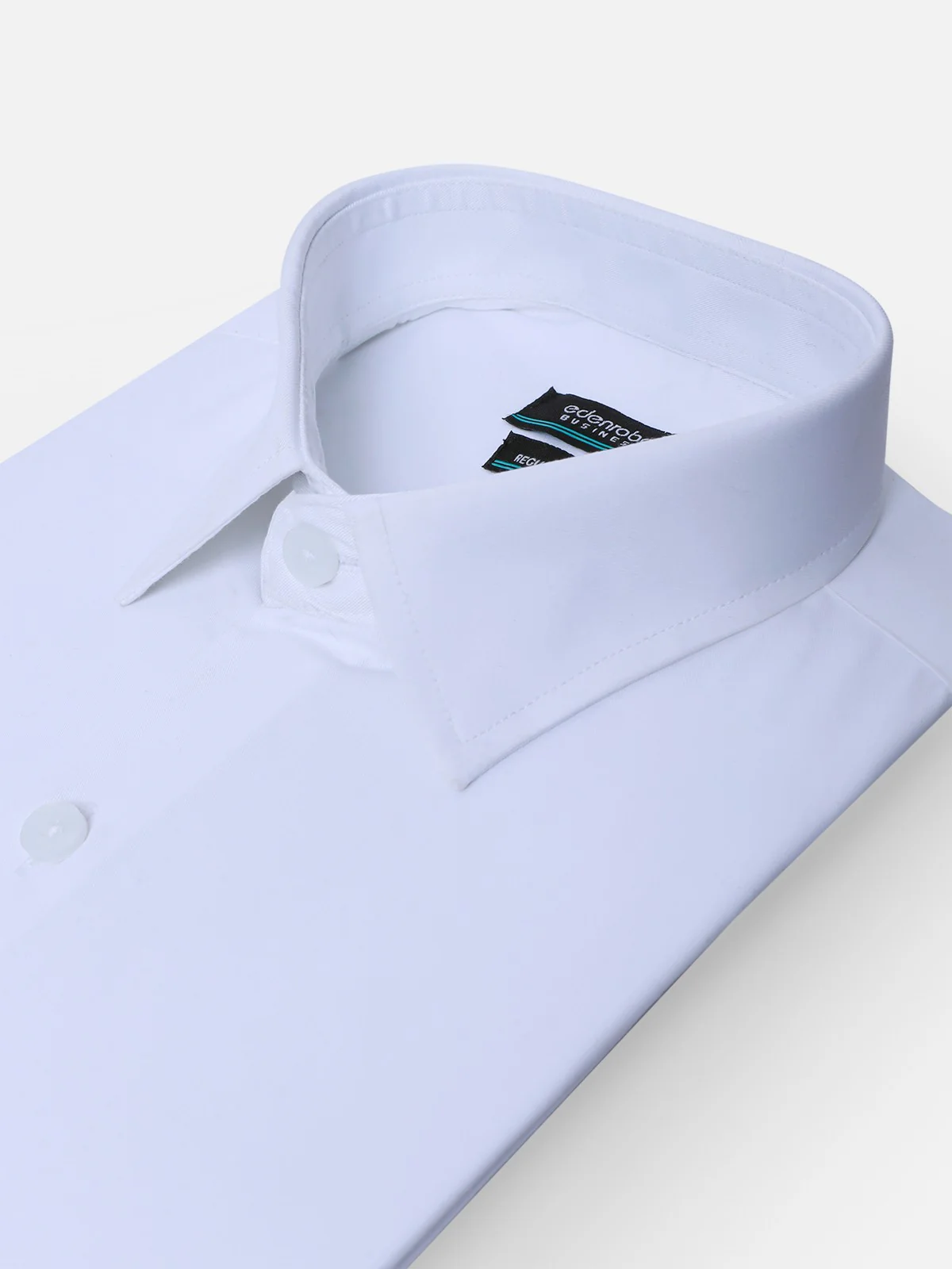 Men's White Shirt Plain - EMTSB21-048 - Image 2