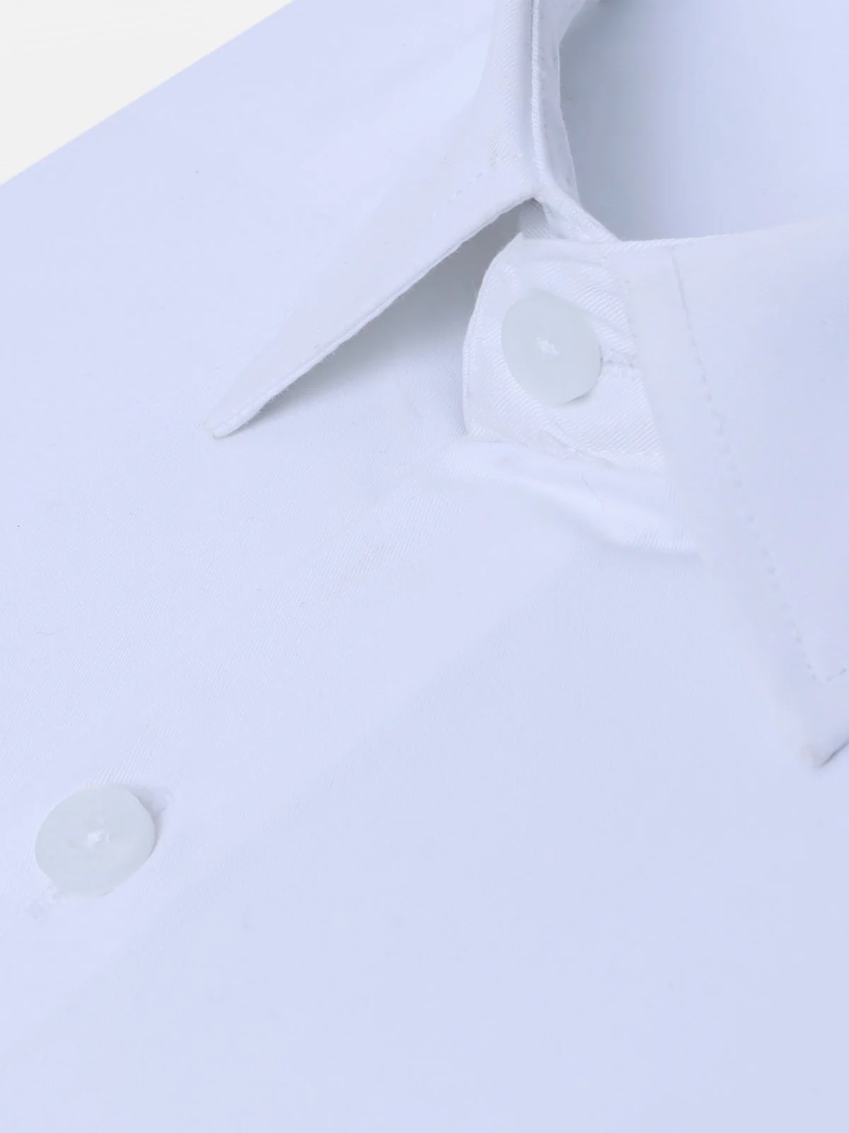 Men's White Shirt Plain - EMTSB21-048 - Image 3