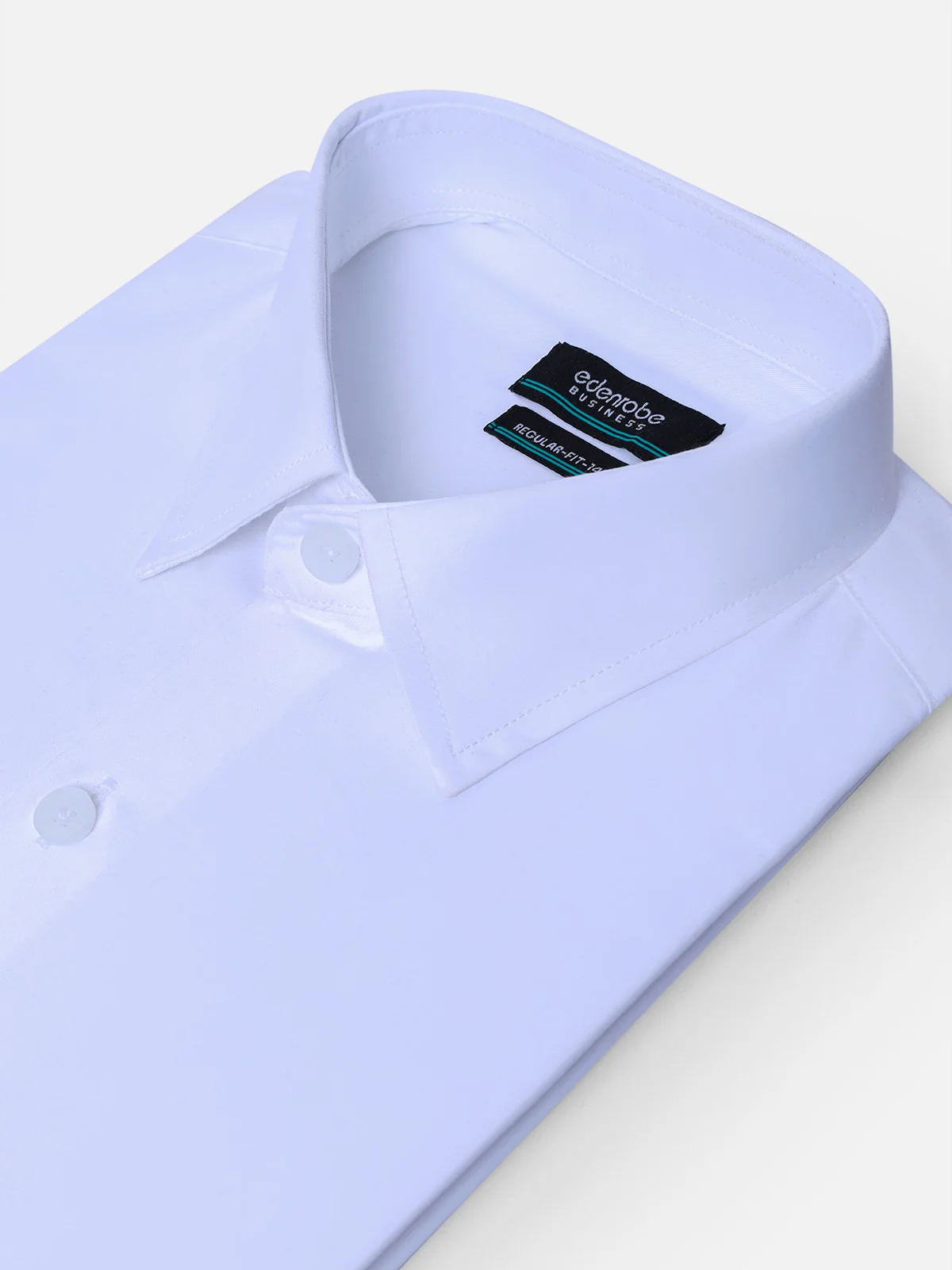 Men's White Shirt Plain - EMTSB21-058 - Image 2