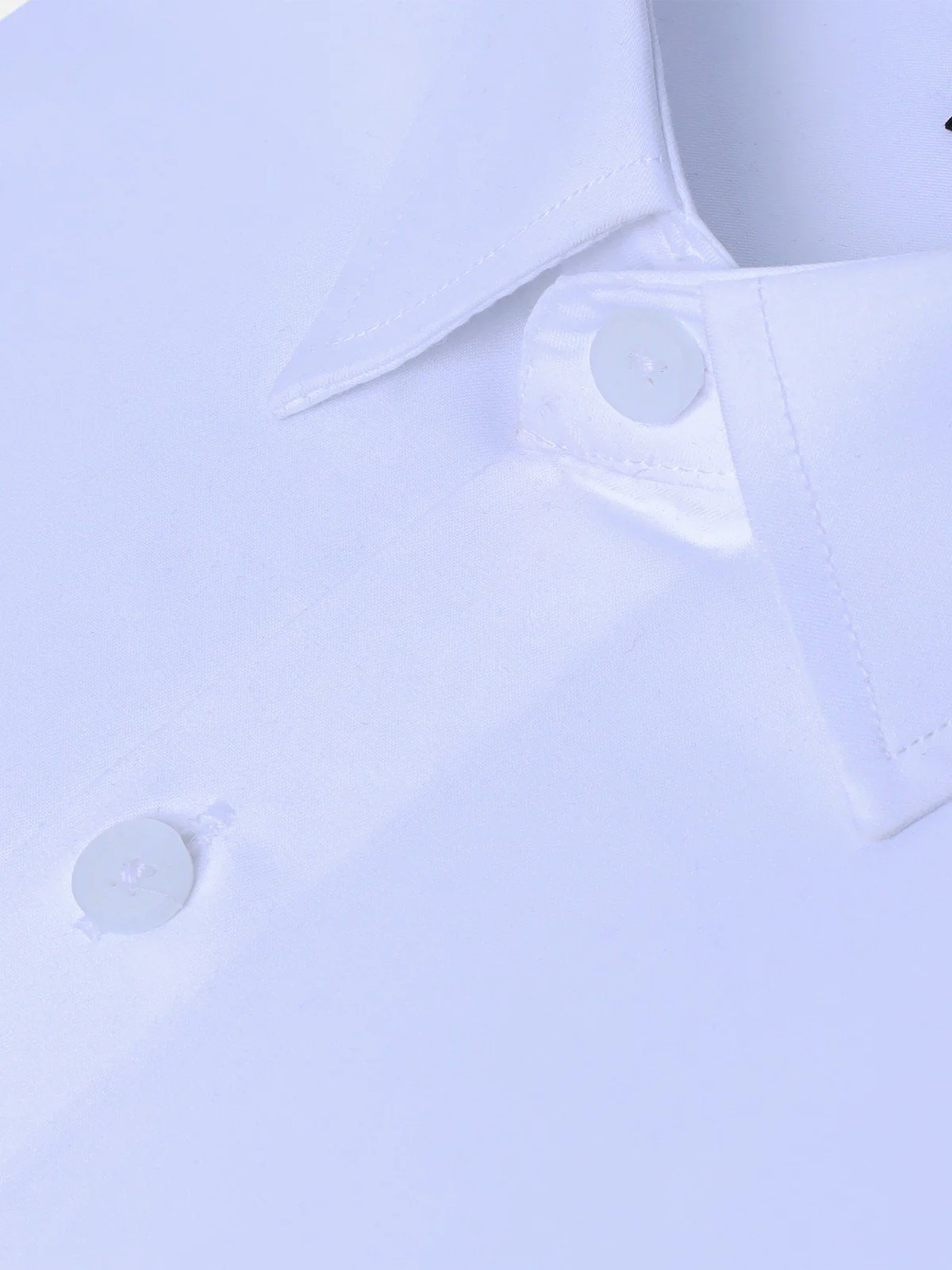 Men's White Shirt Plain - EMTSB21-058 - Image 3