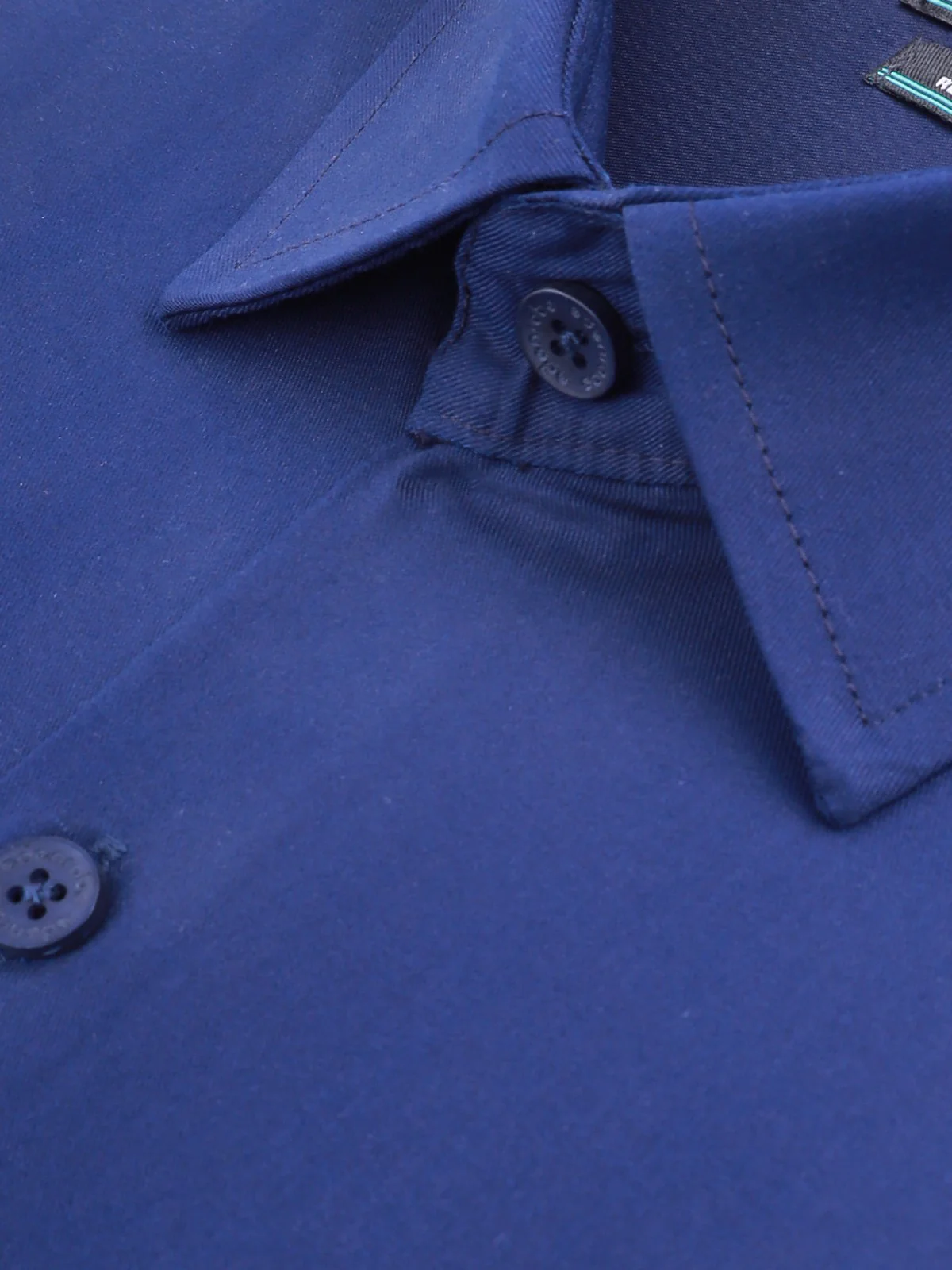 Men's Navy Shirt Plain - EMTSB21-059 - Image 3
