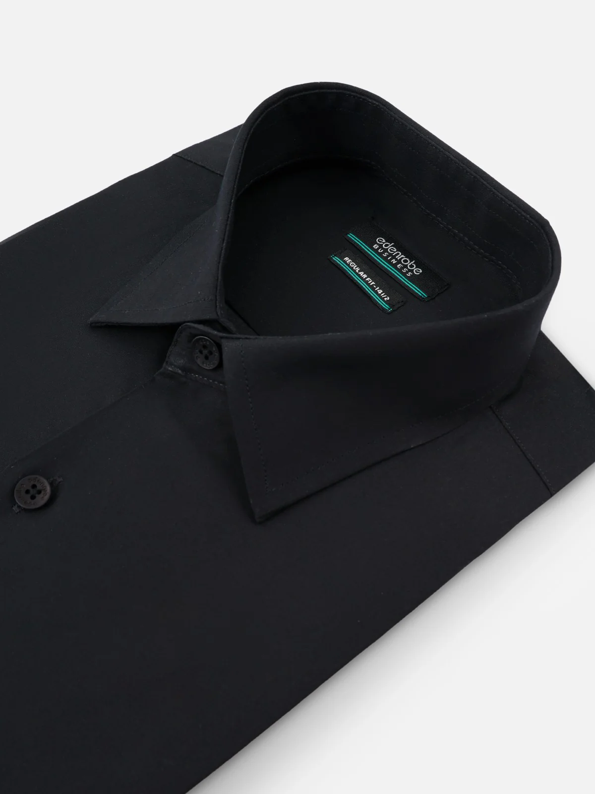 Men's Black Shirt Plain - EMTSB21-061 - Image 2