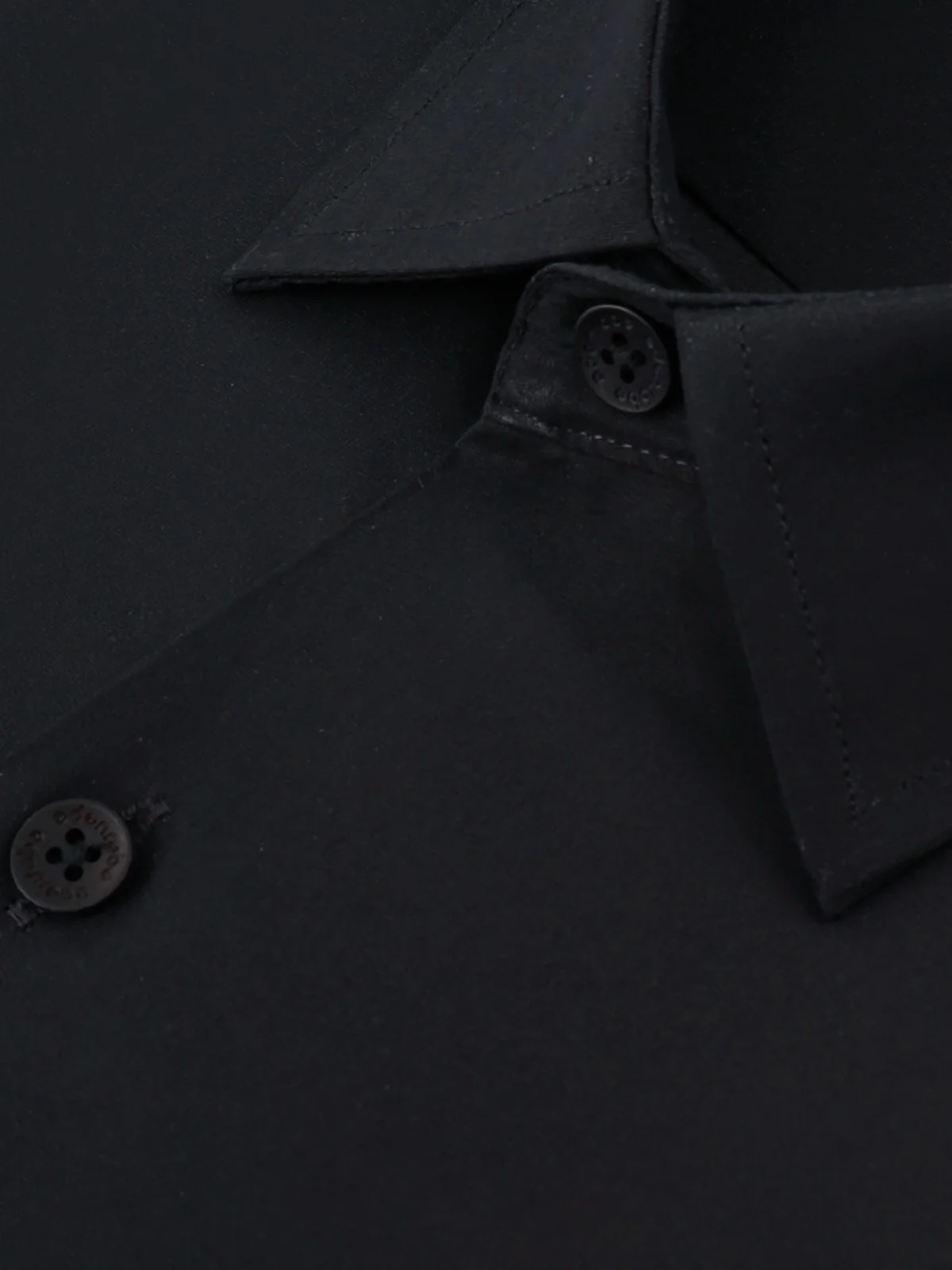 Men's Black Shirt Plain - EMTSB21-061 - Image 3