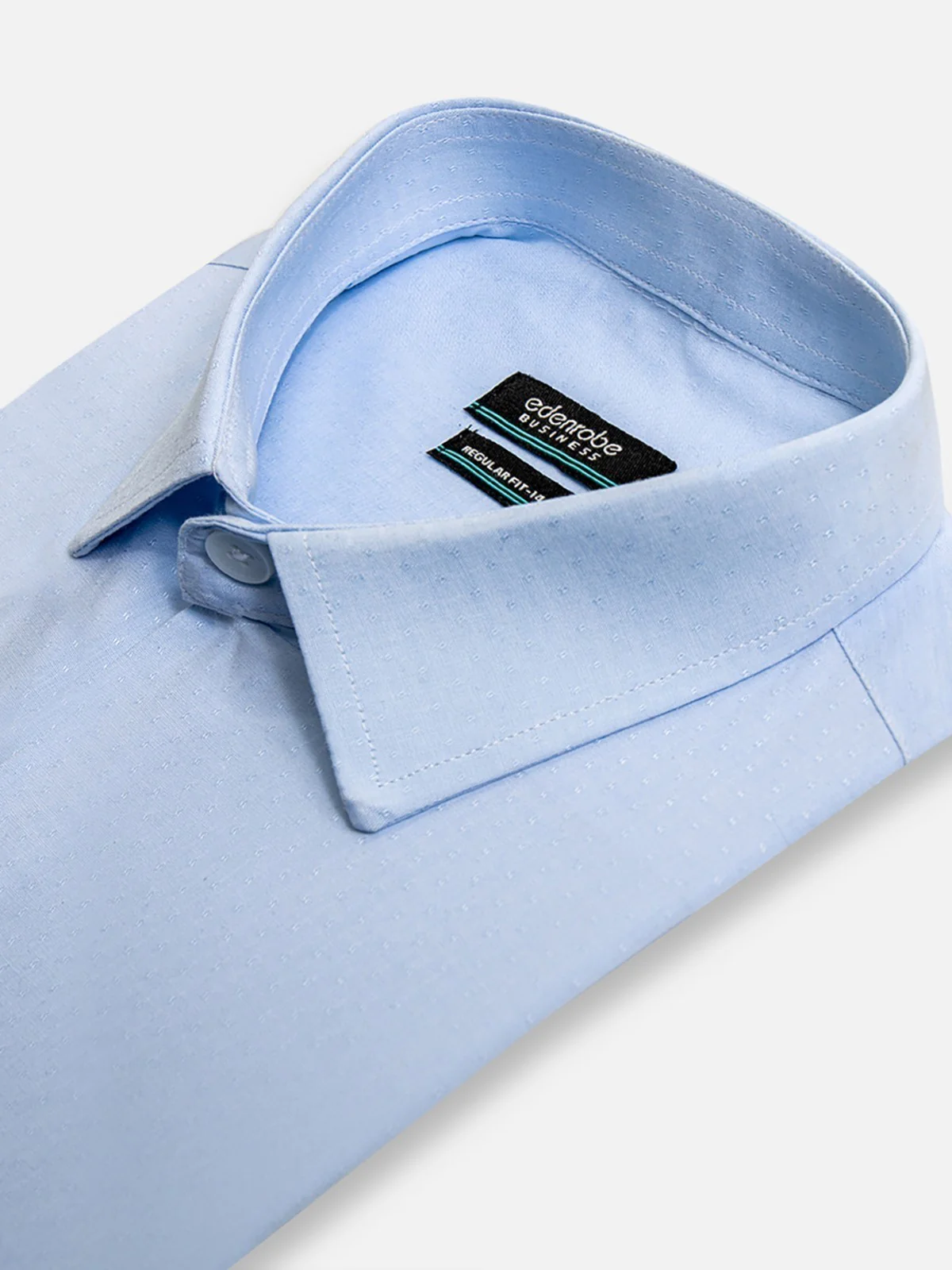 Men's Light Blue Shirt Textured - EMTSB21-065 - Image 2